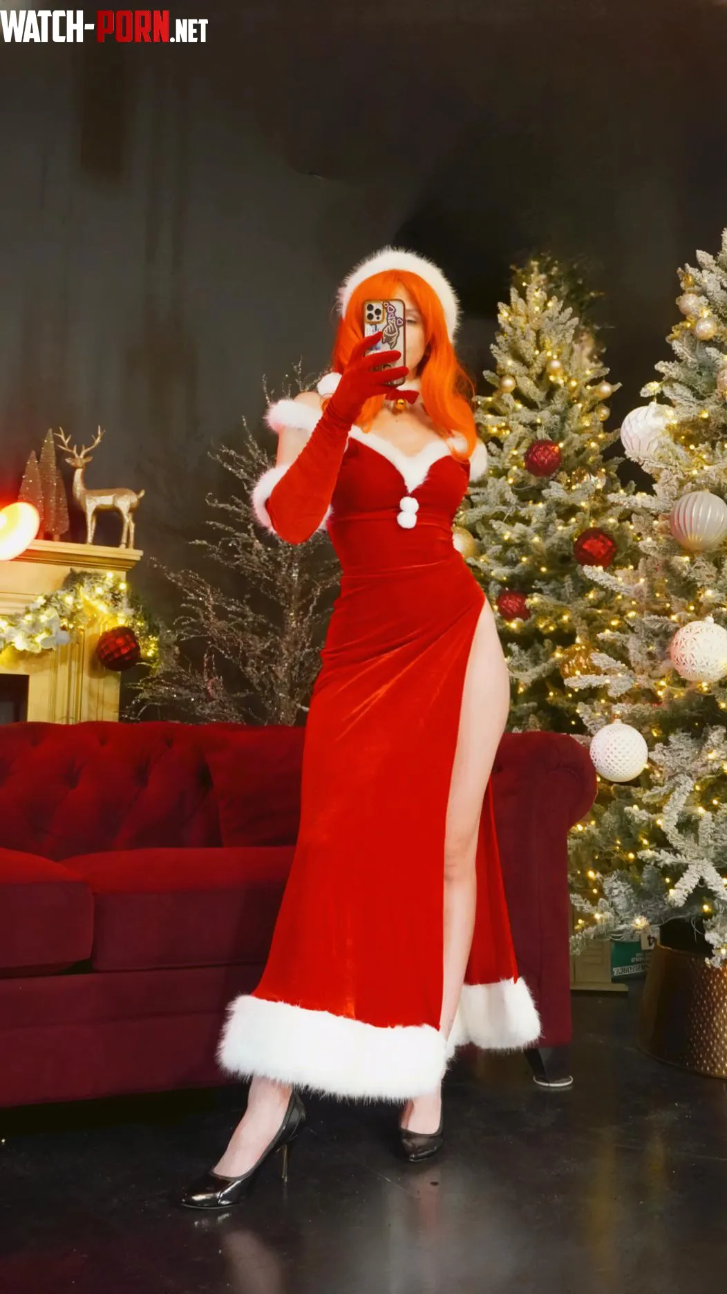 Christmas Nami by Fypwaifu  by Electronic-War-902
