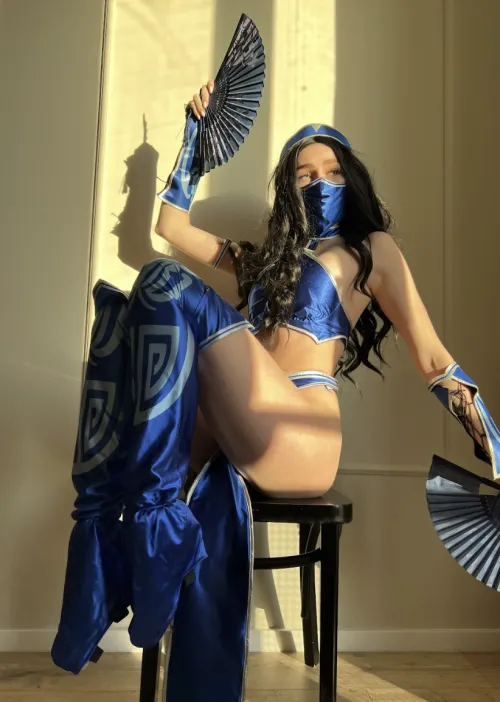Thumbnail Kitana: A Stunning Nude Cosplay Look by Lia | ToughHat9215