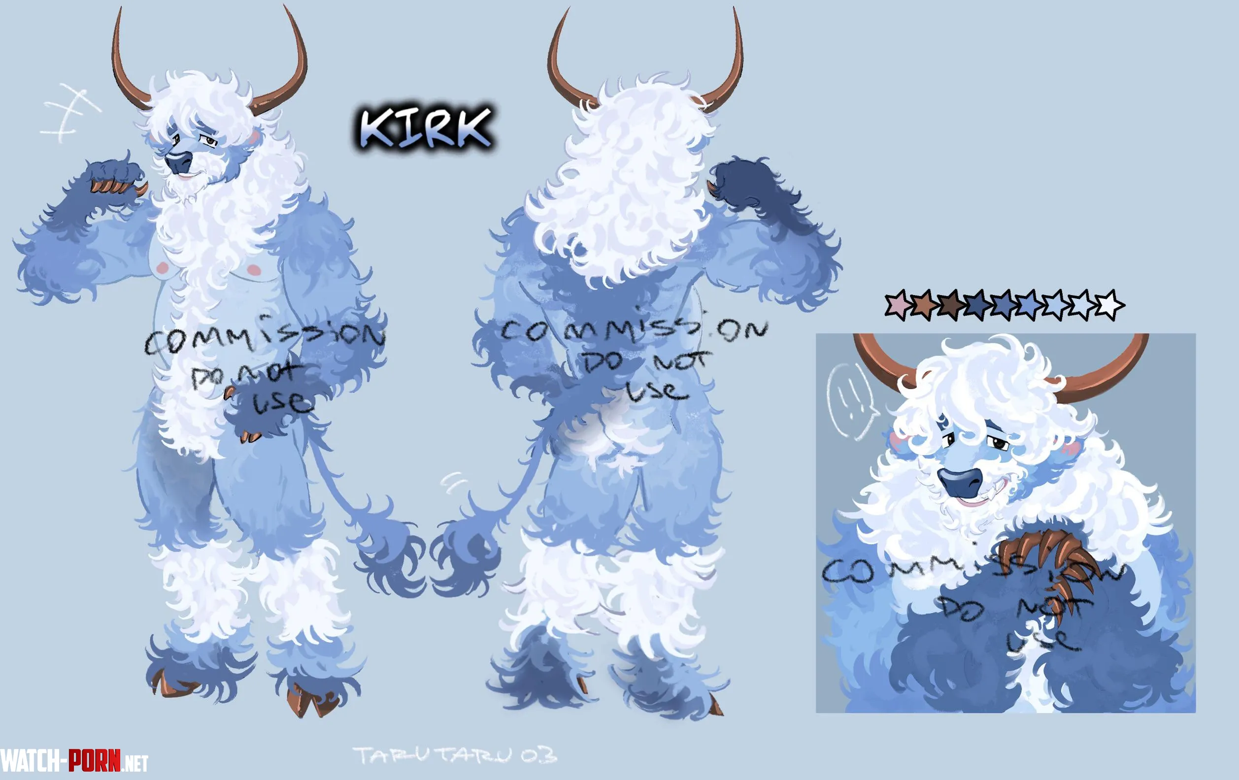 custom comm  i made for my friend kirksta on fa by taru03