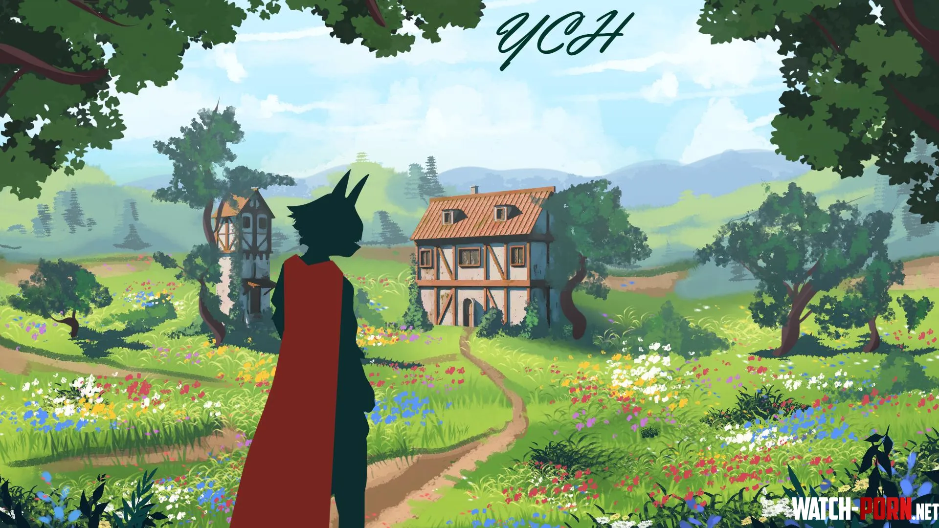YCH Fantasy landscape OPEN by LarryMur