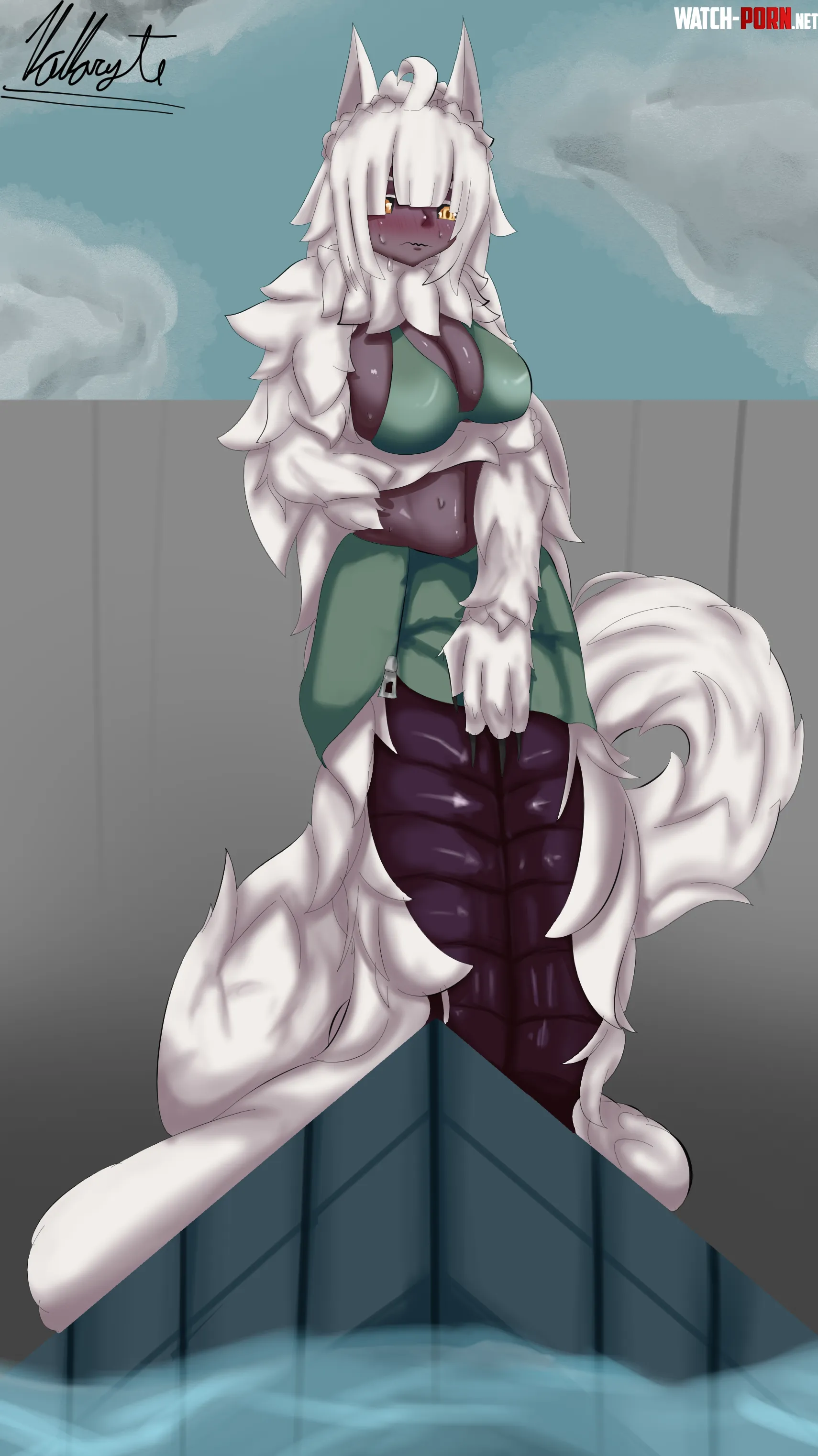 Bunyip in a swimsuit by Jaxx1992