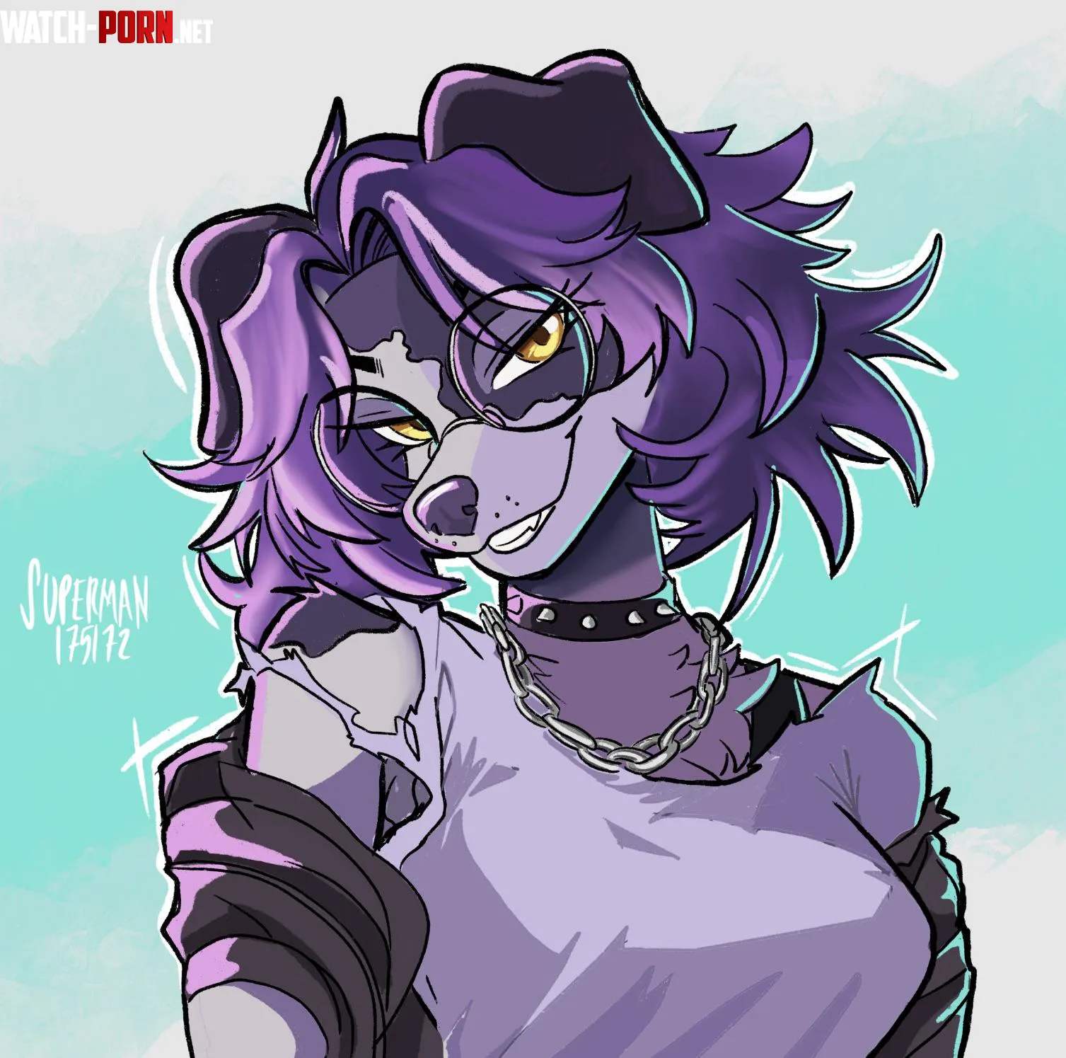 There is no such thing as too much purple Art by me by superman175172