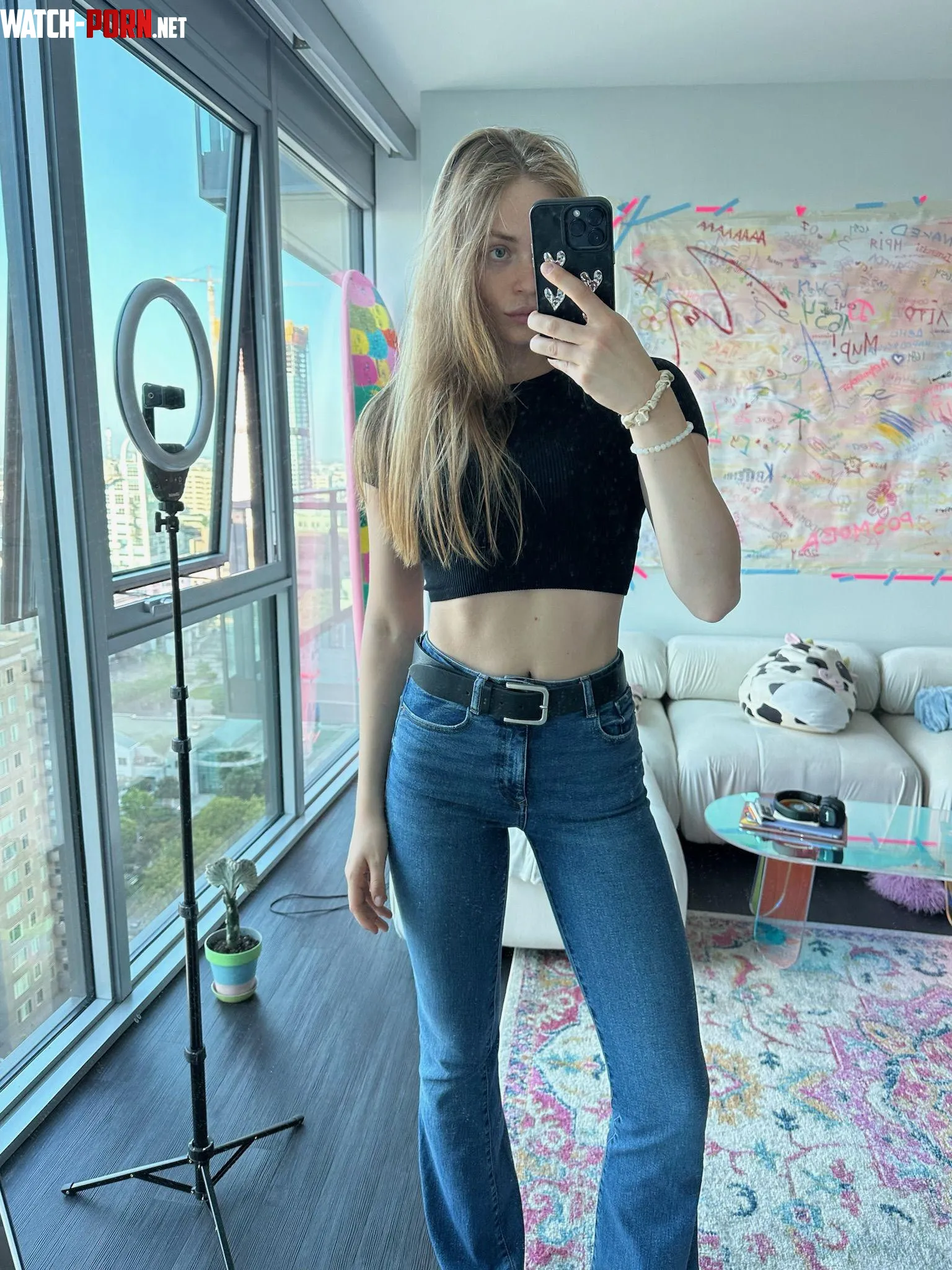 very mindful very demure crop top by GAllbot