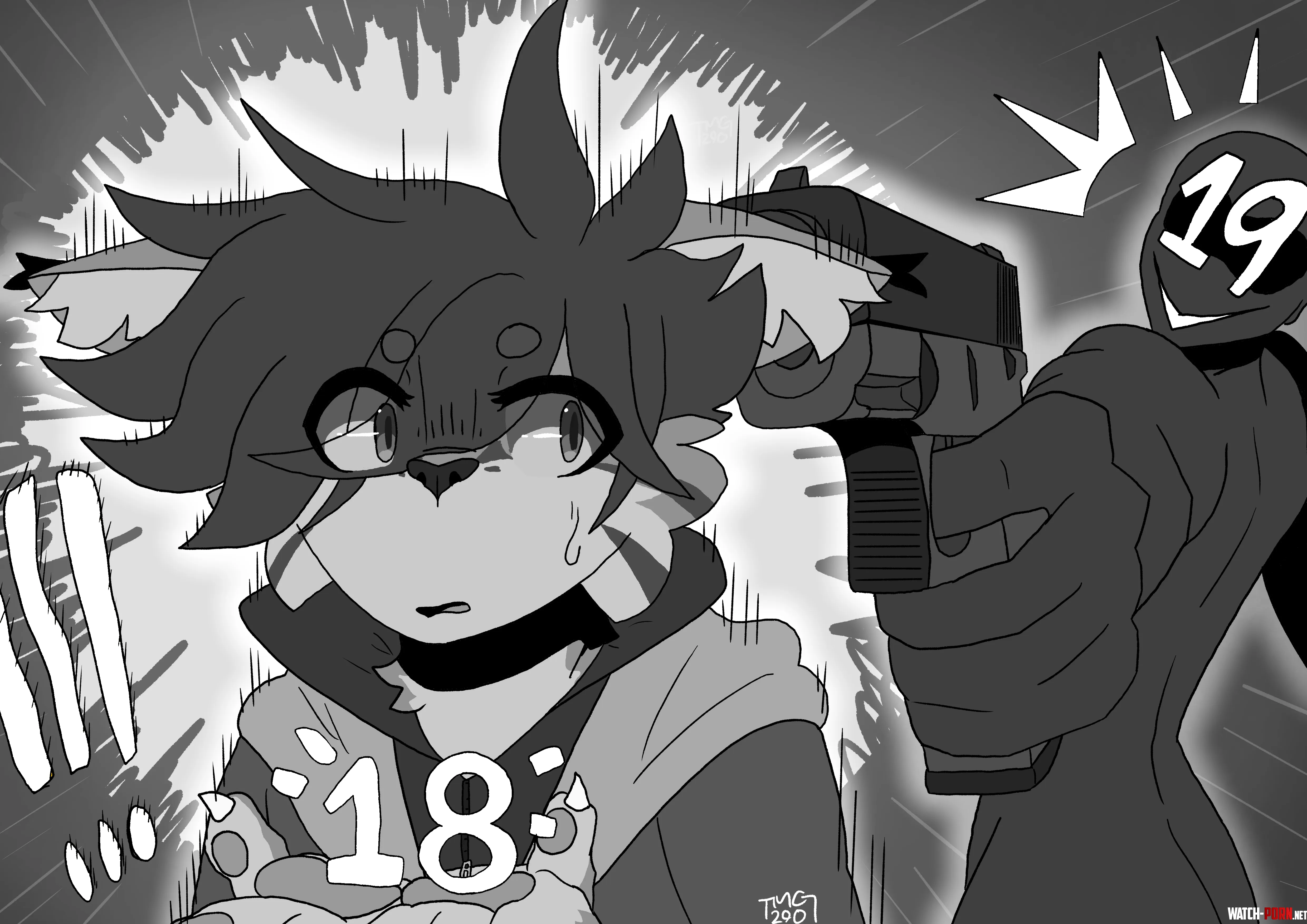 Silly lil birthday drawing 3 by me by TMG-290