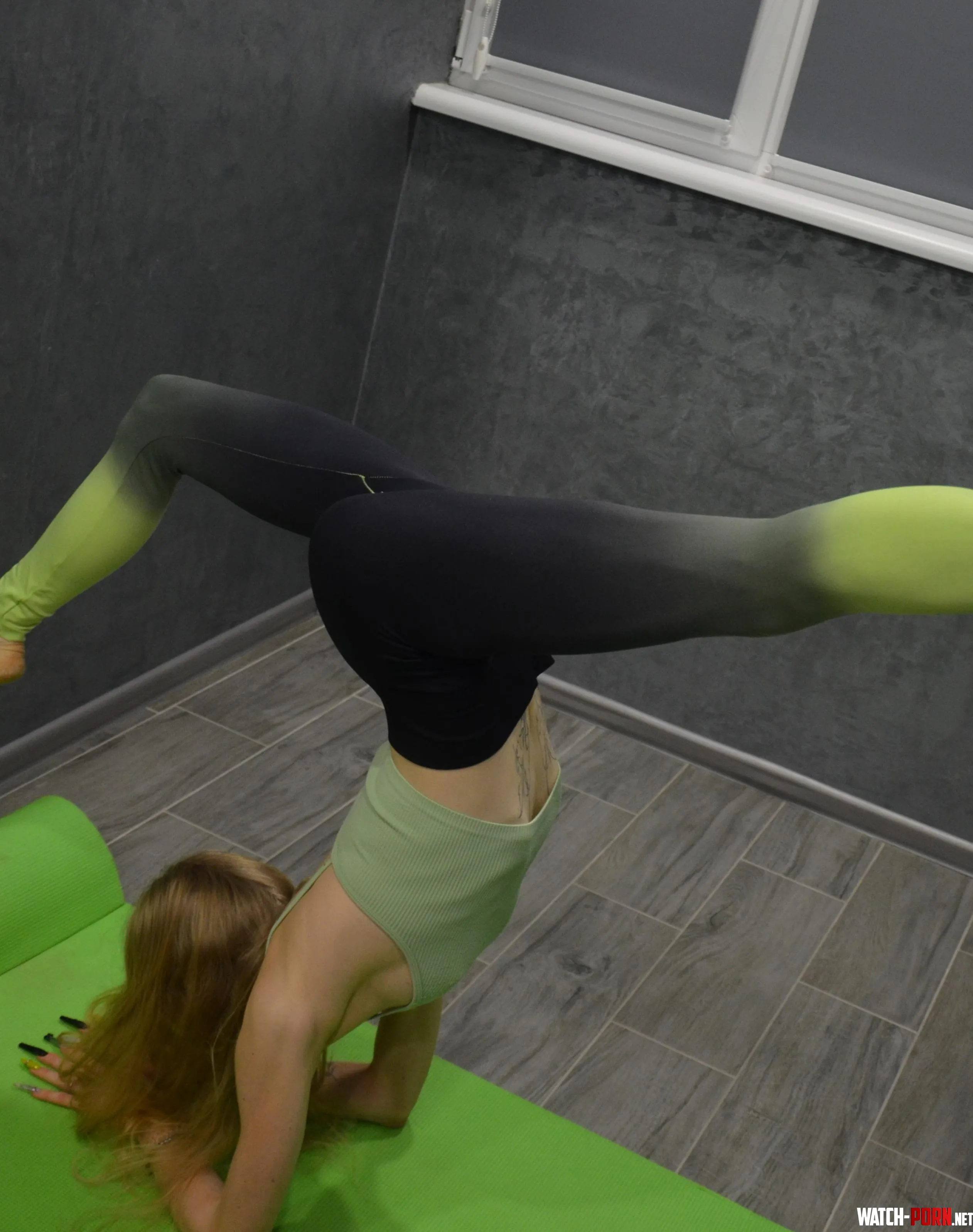 Leggings and a sporty top are great for sports by LondonCatt