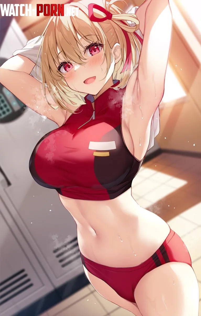 PostWorkout Chisato Lycoris Recoil by A_MASSIVE_PERVERT