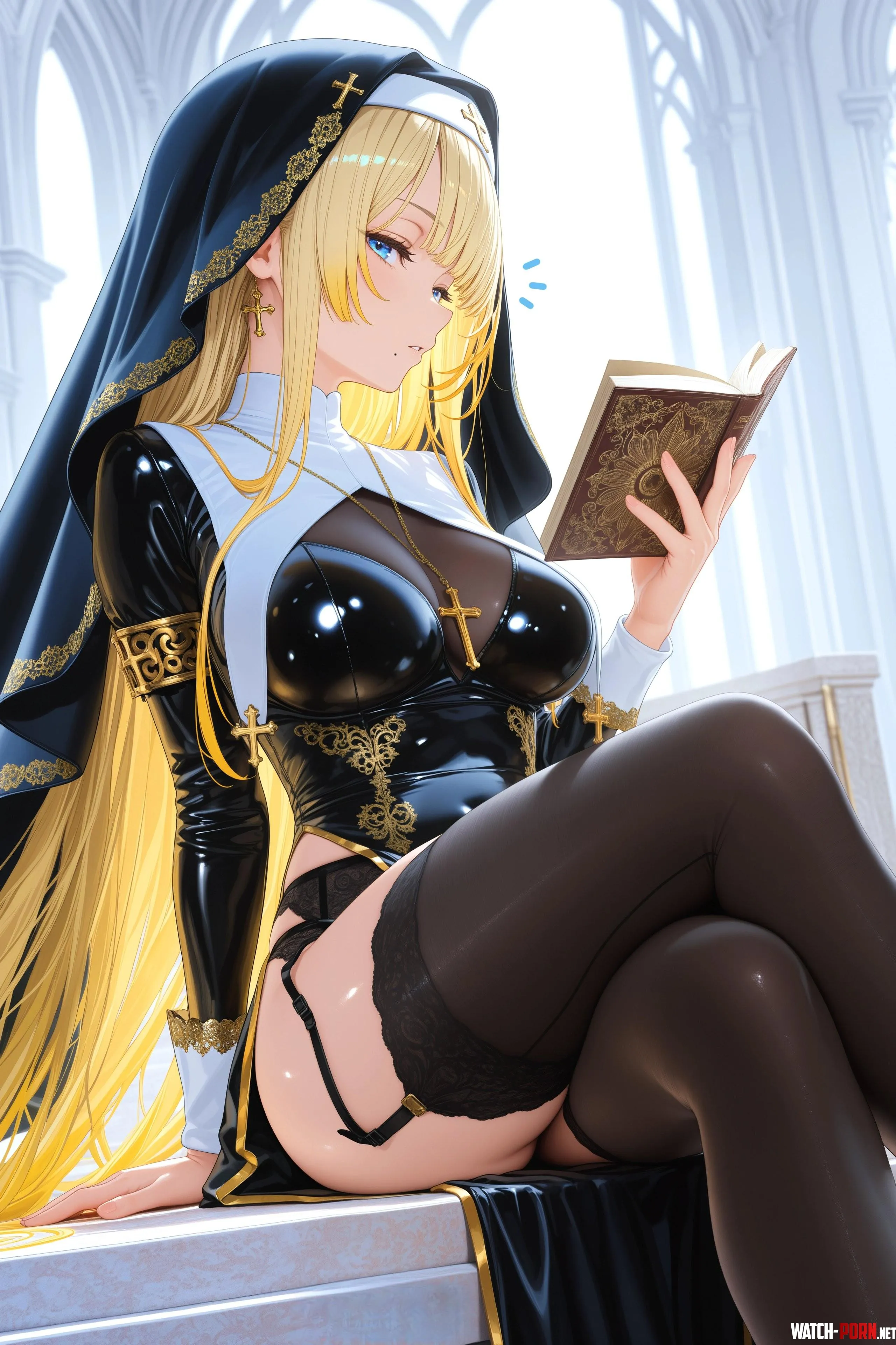 Cathedral Nun by CheetahSperm18