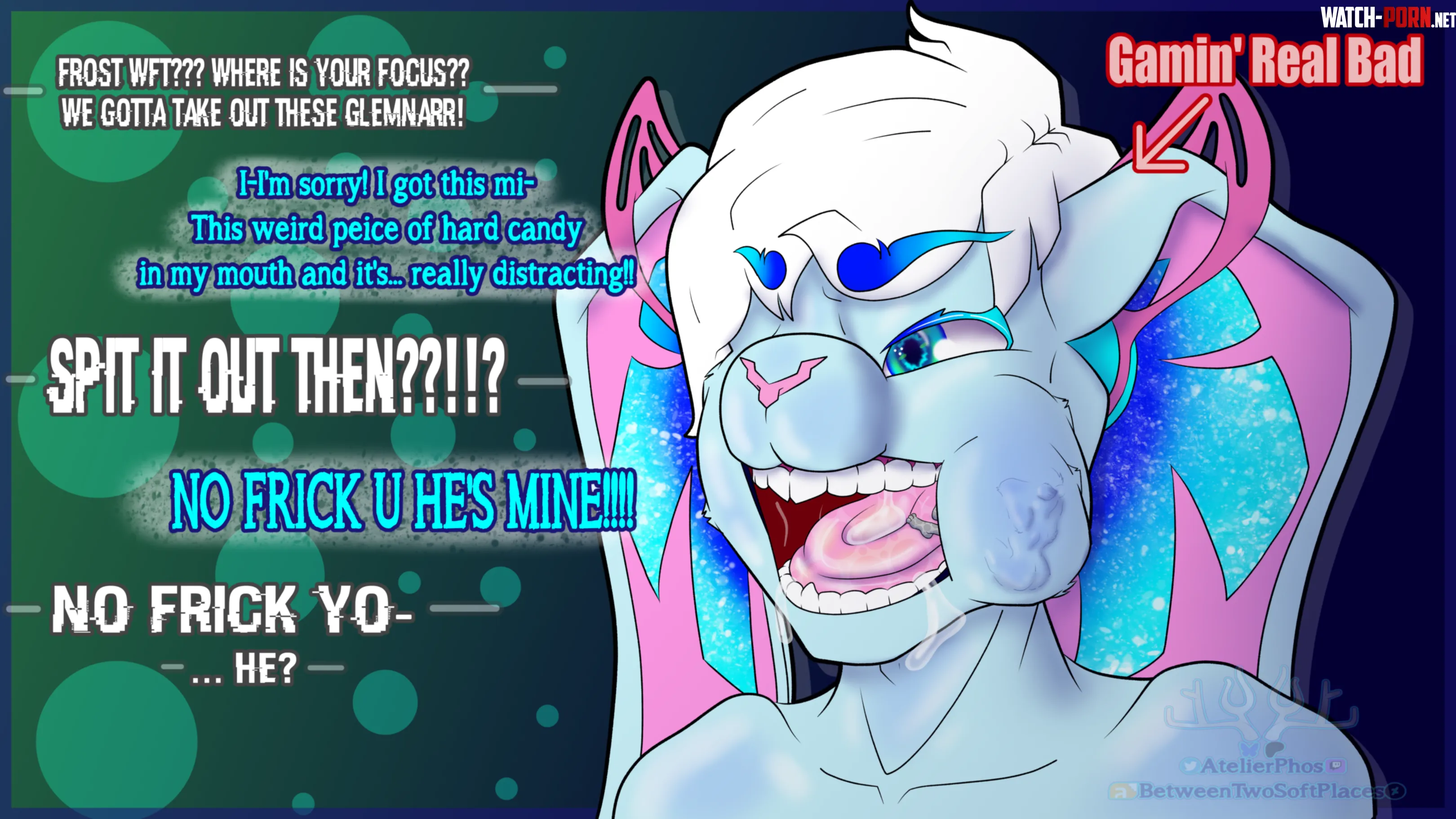 Image Oc art by me AtelierPhos Gamer Rage Bunny by DigitalFurryArtist