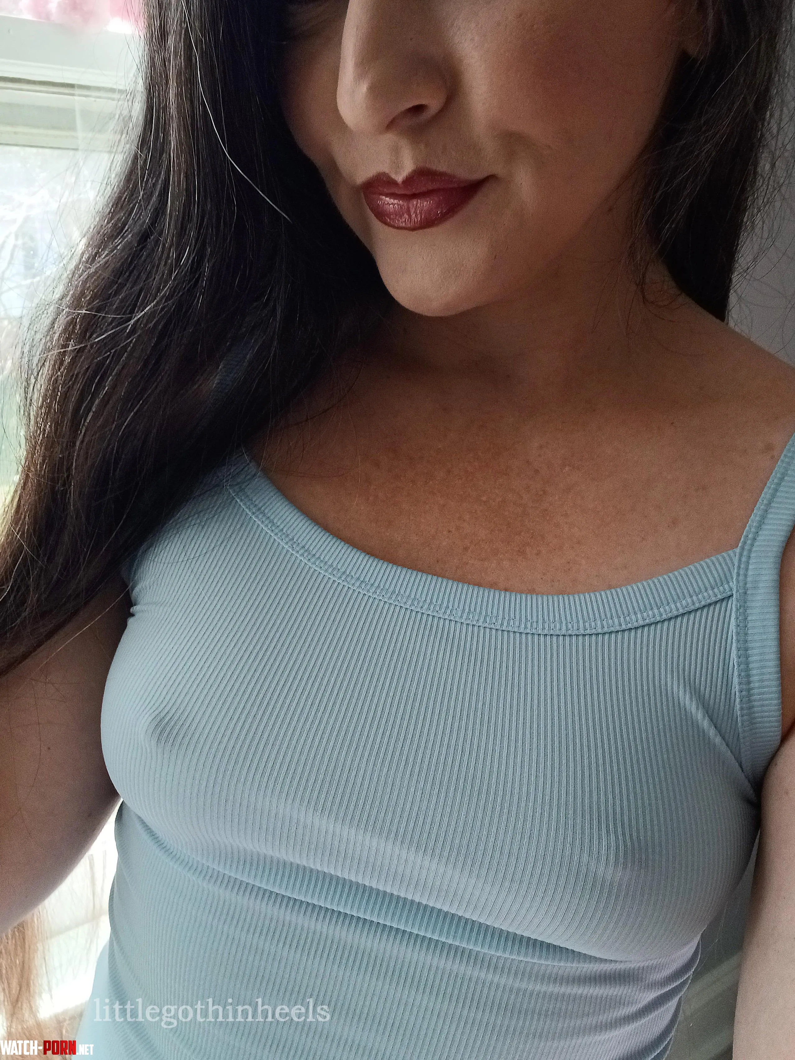 best way to spend a Monday is braless by littlegothinheels