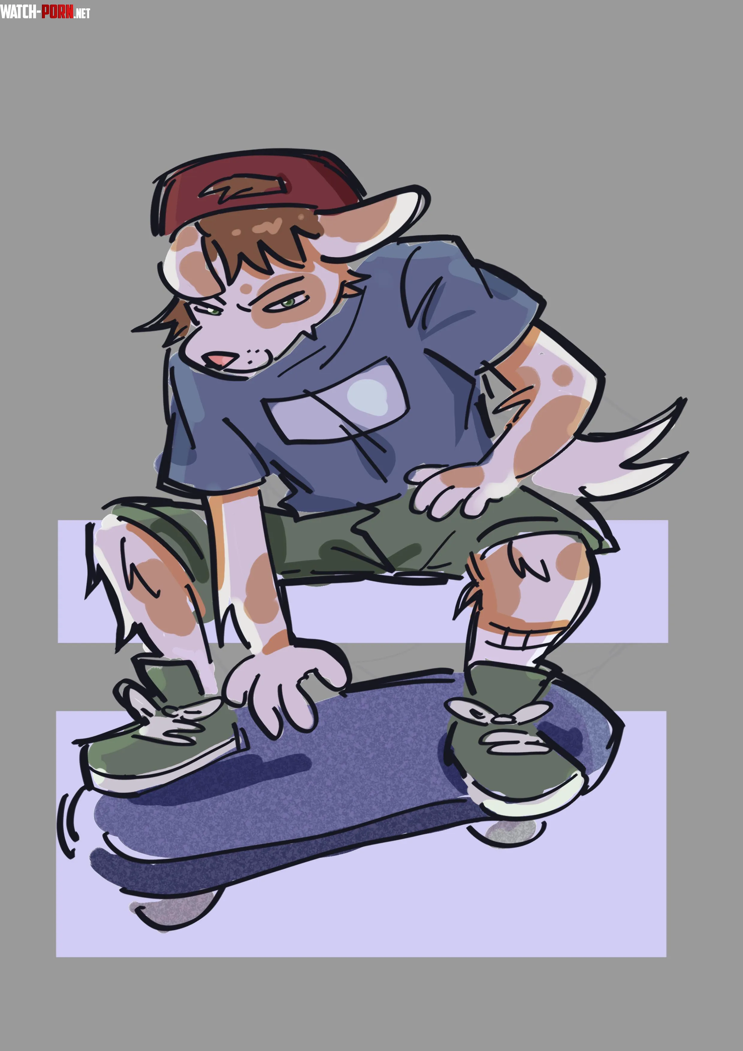 another drawing by me  papermachekitty on tumblr by Extension-Spring-374