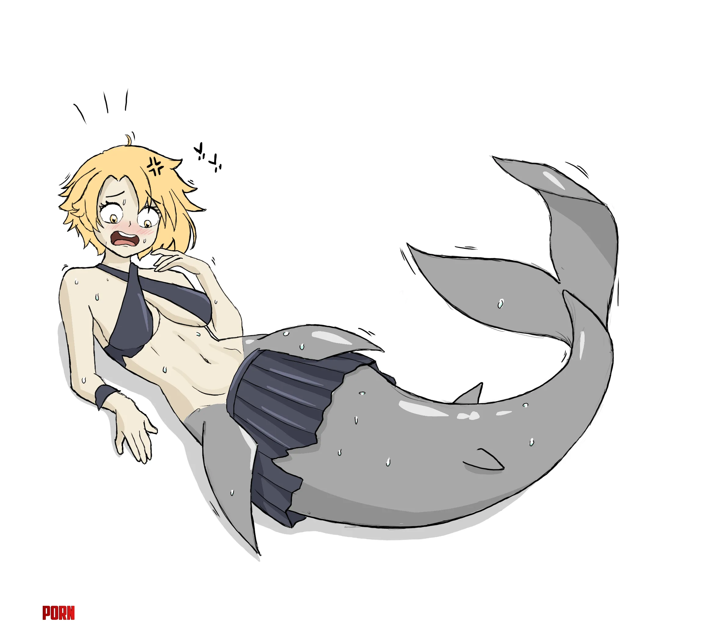 OC What happened here Mermaid TF by JohnHD11