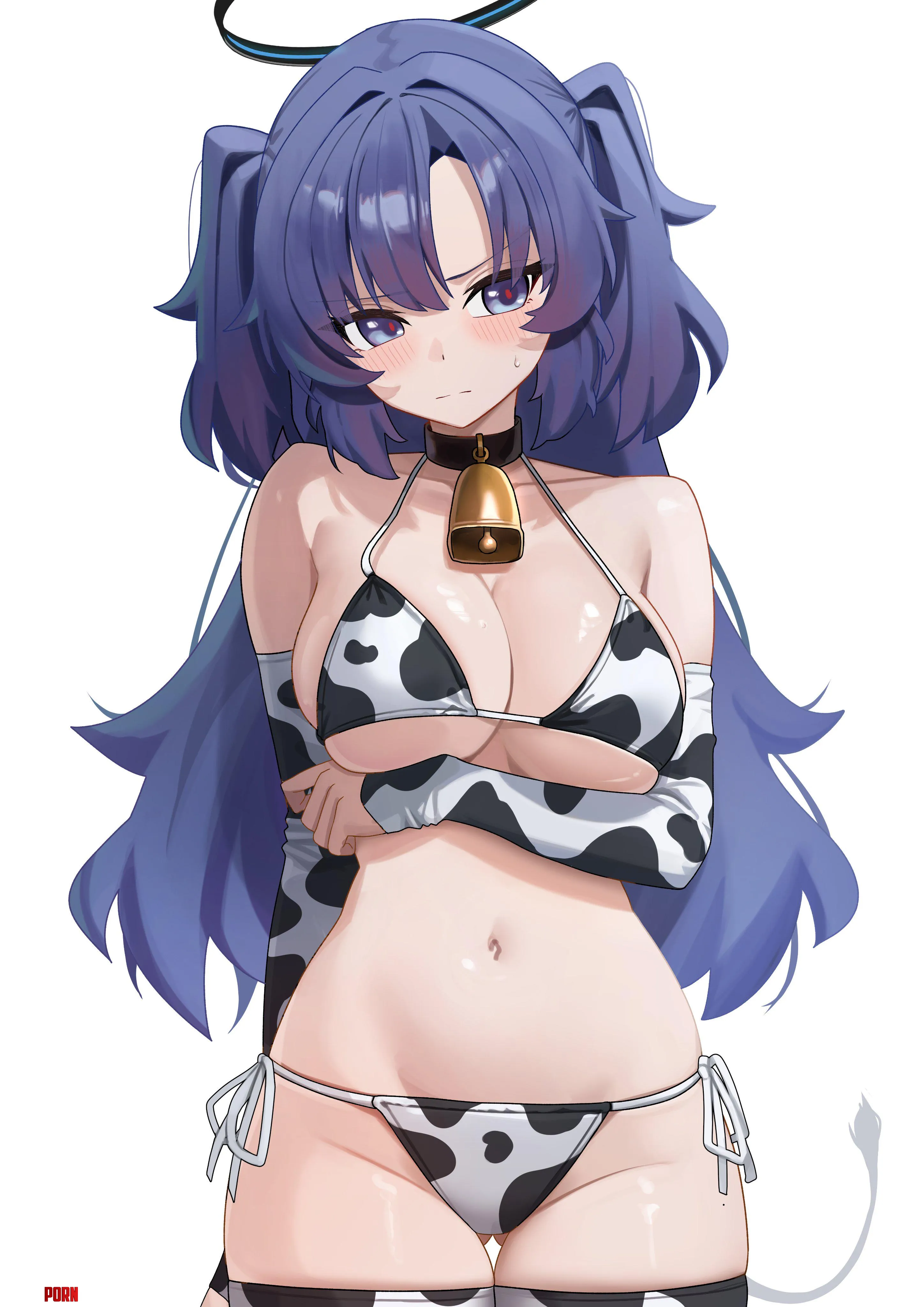 Cow print bikini Yuuka by xSaviour_N