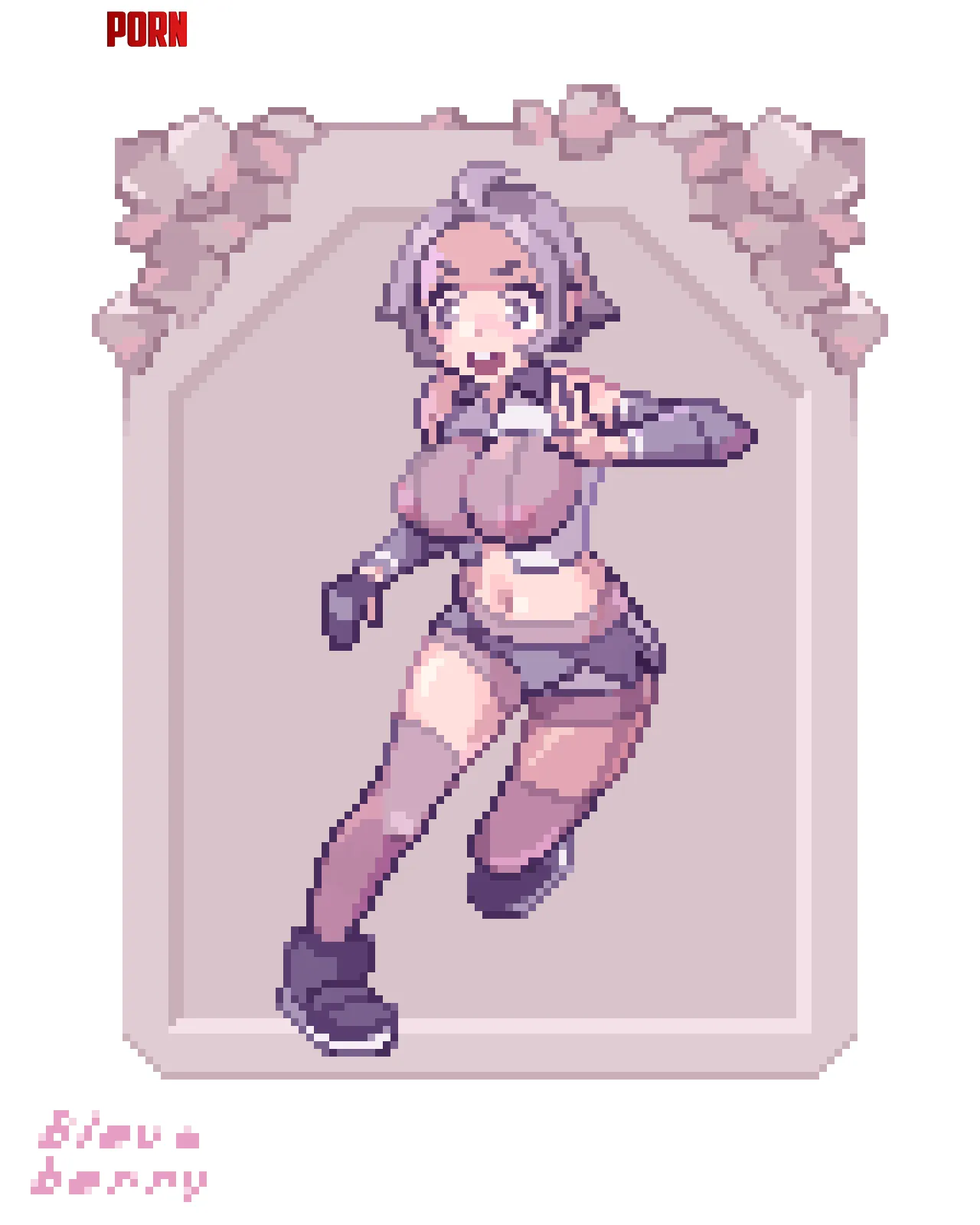 I made some small changes to the outfit of the gym trainer from Sword and Shield  by bleuberry_art