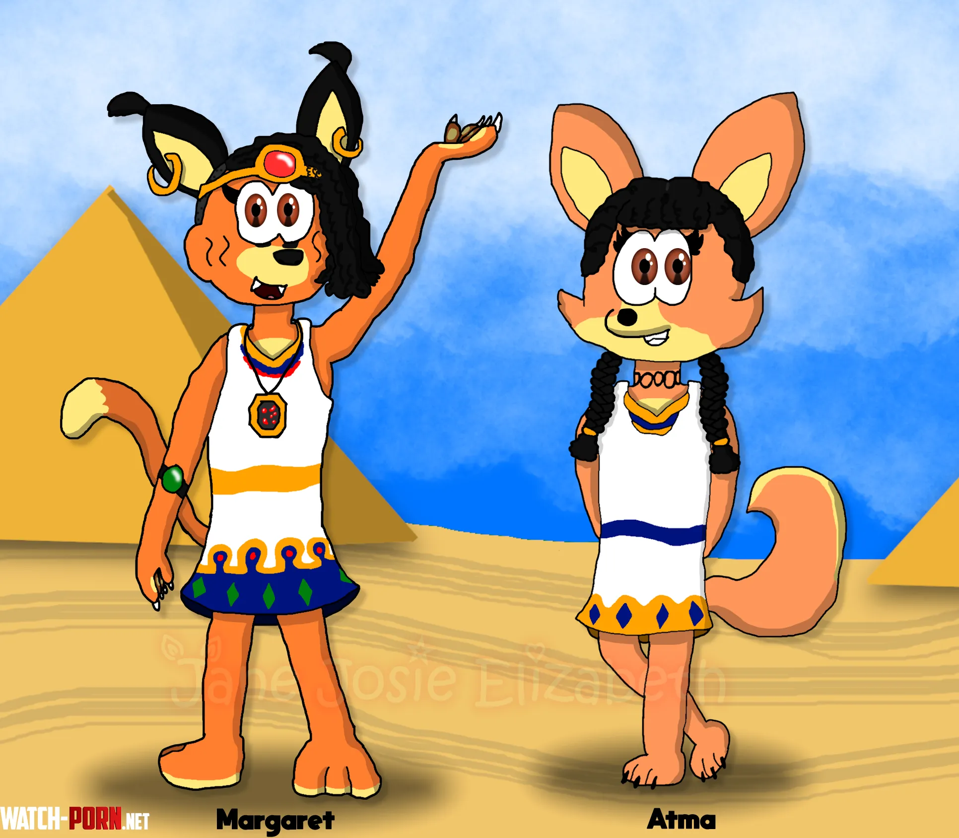 A desert Princess and her best friend  by LielaTheCrazyGirl