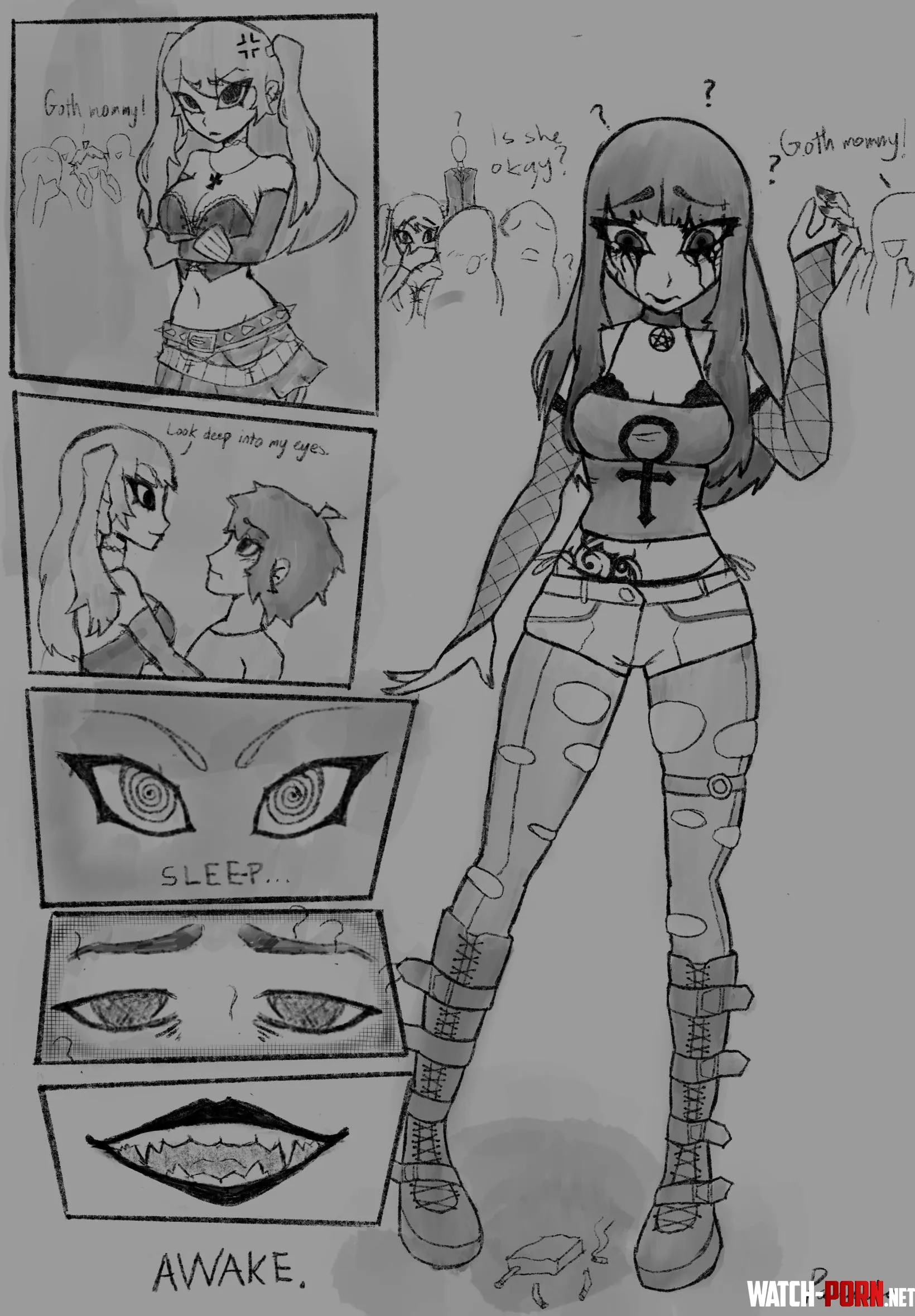 forced goth tf request by pamanko by Pamanko