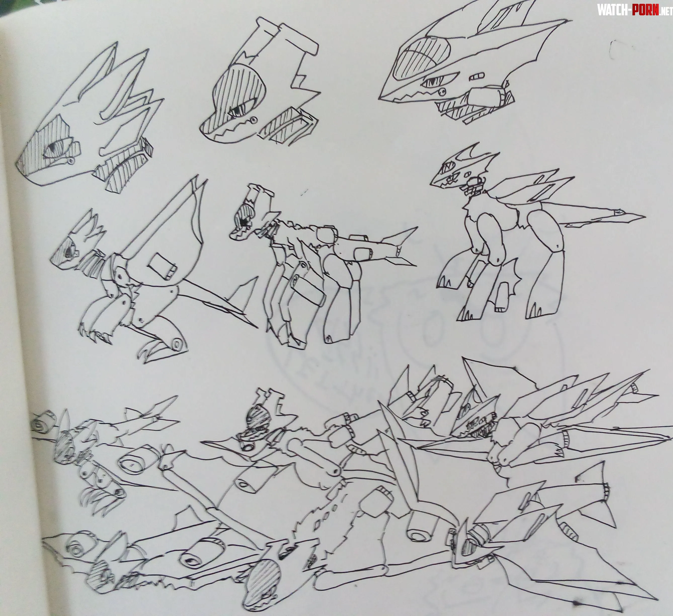 jet dragon doodles by m0sinN4gant