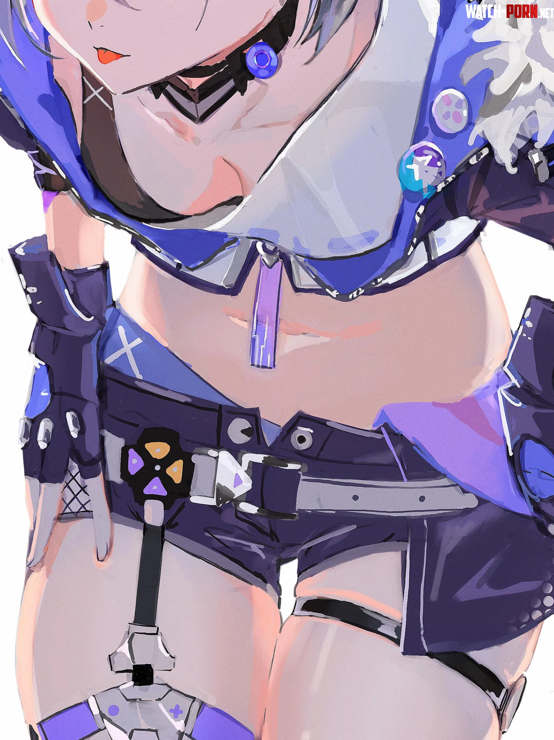silver wolf honkai star rail by KrazedPengwin
