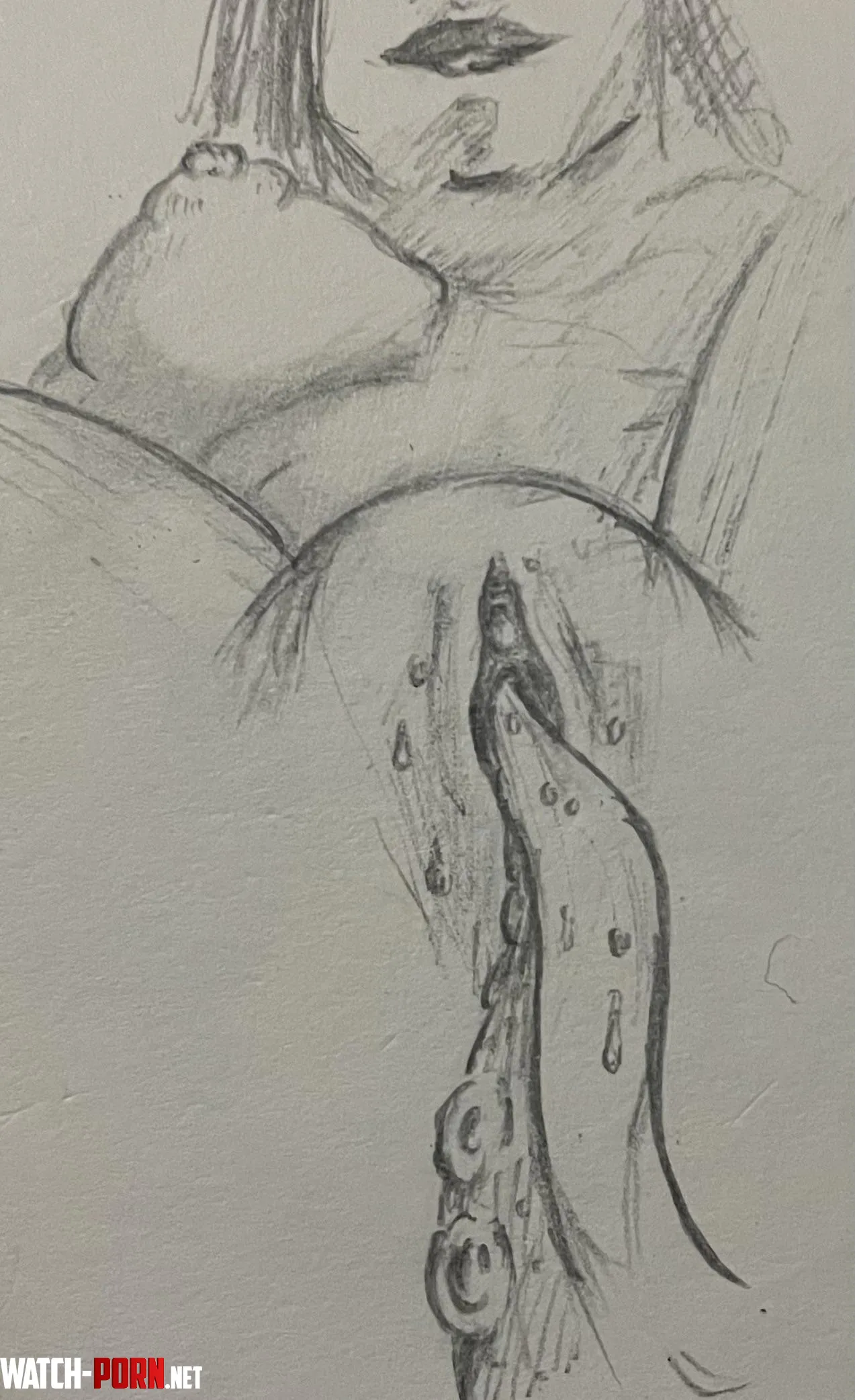Just a girl and her tentacle by Swimming_Scratch_812