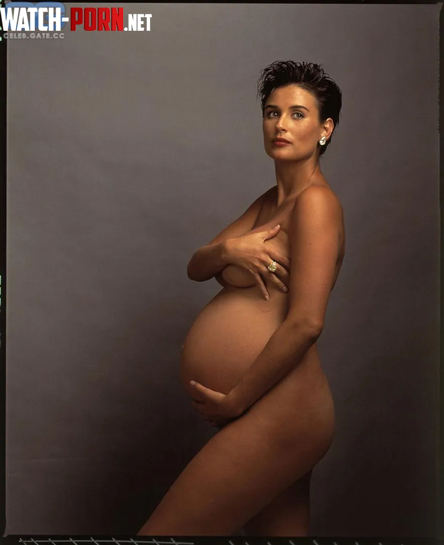 demi moore pregnant by Neither-Ad821