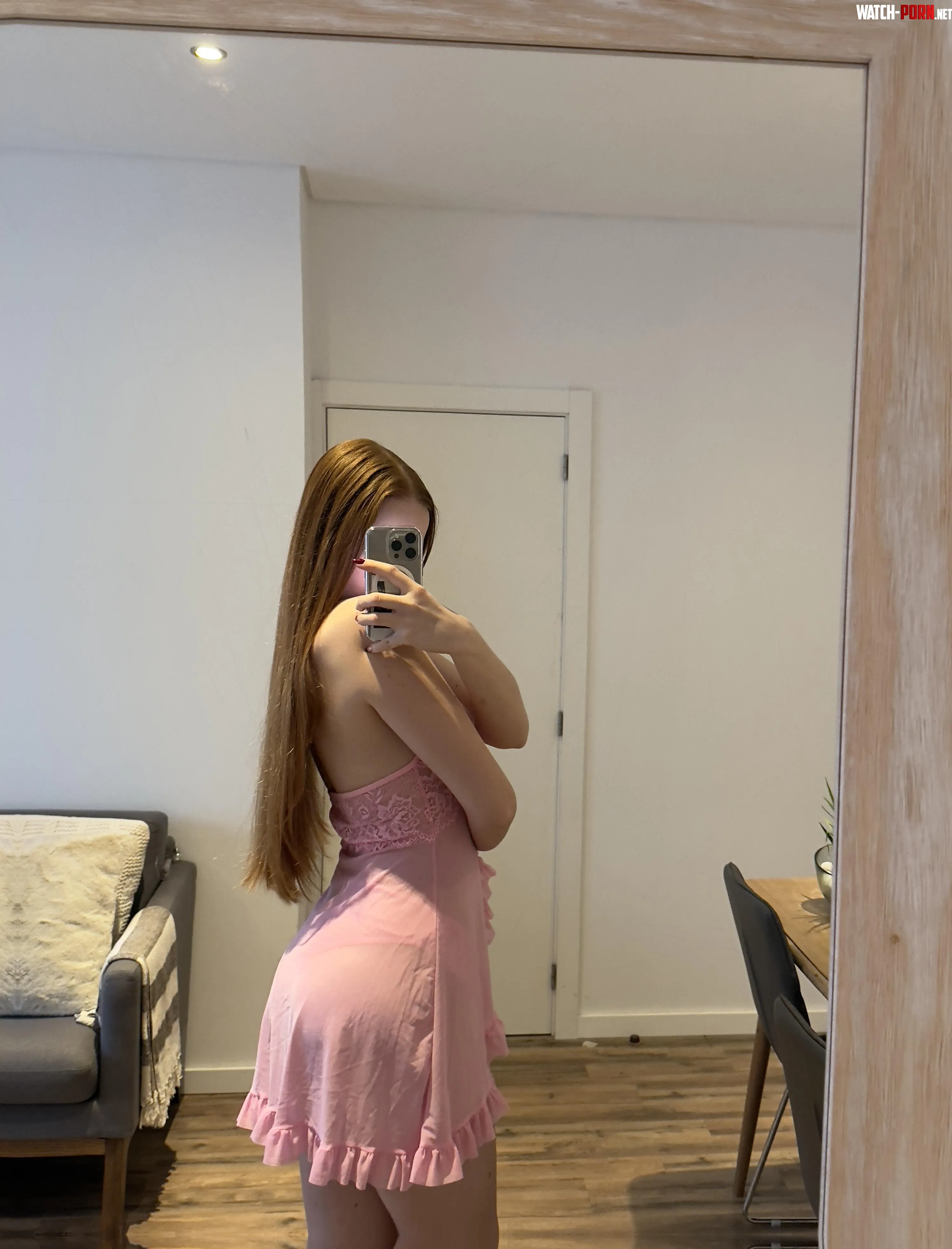 My new pinky dress  by wogandra