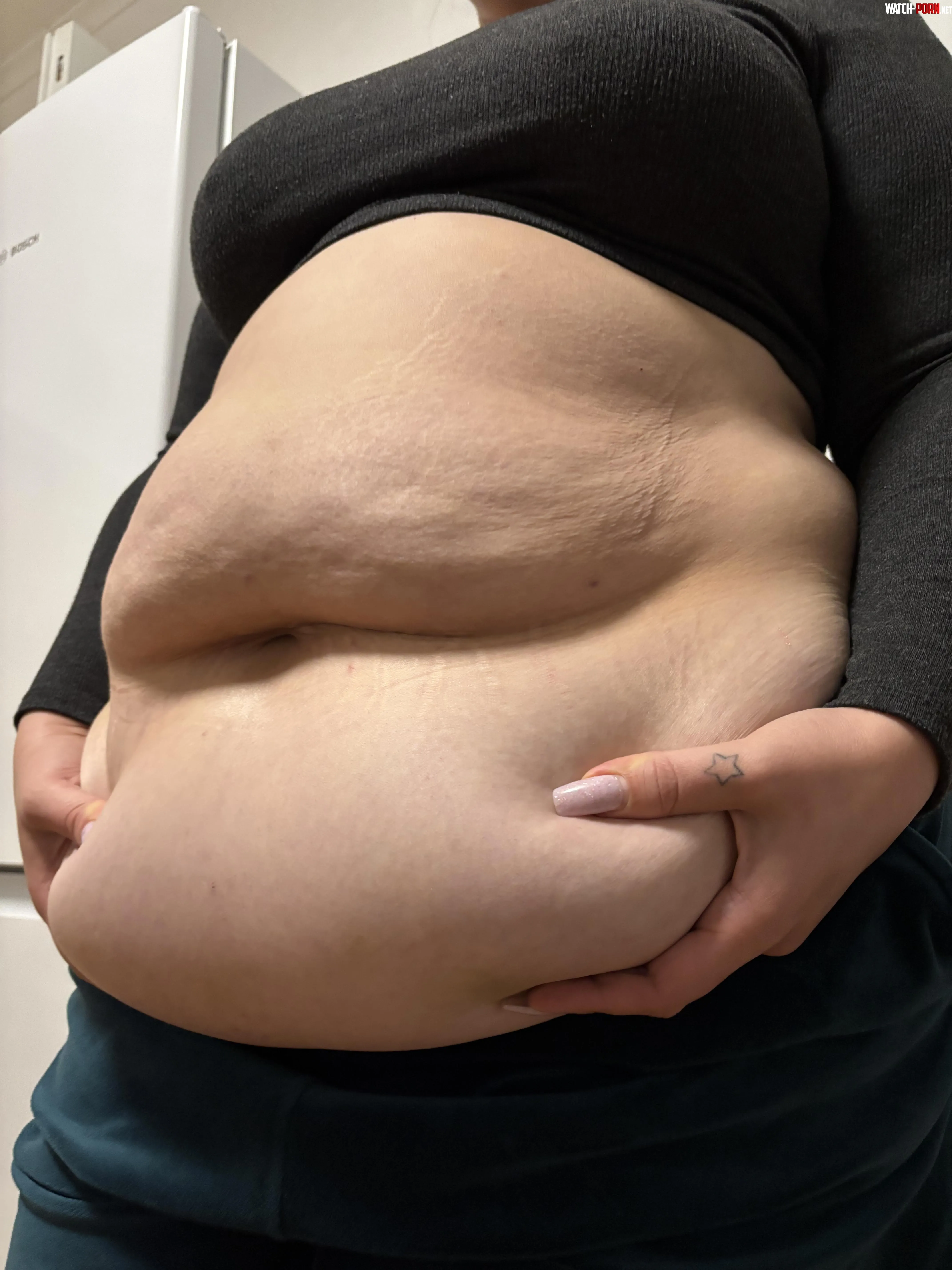 Stuffing belly its my hobby by Time-Combination2017
