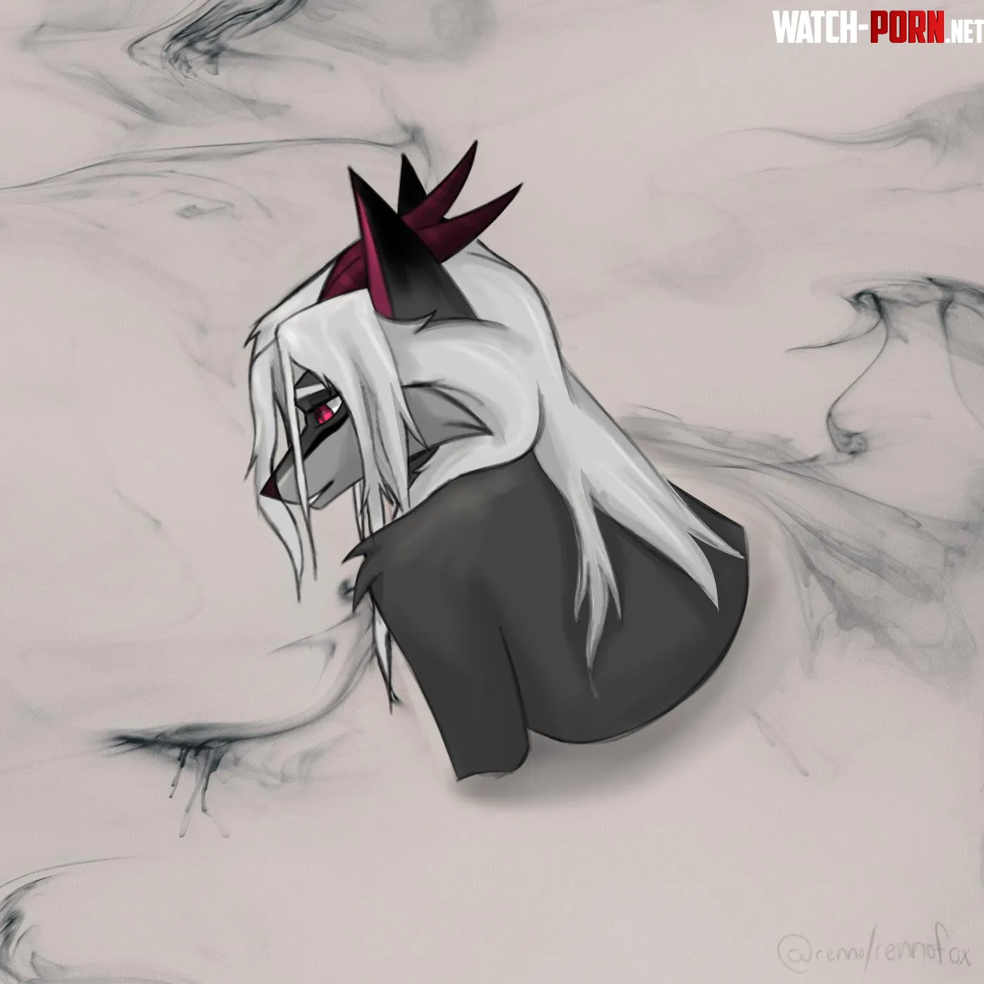 Negative spaces drawn by me by RennoFox