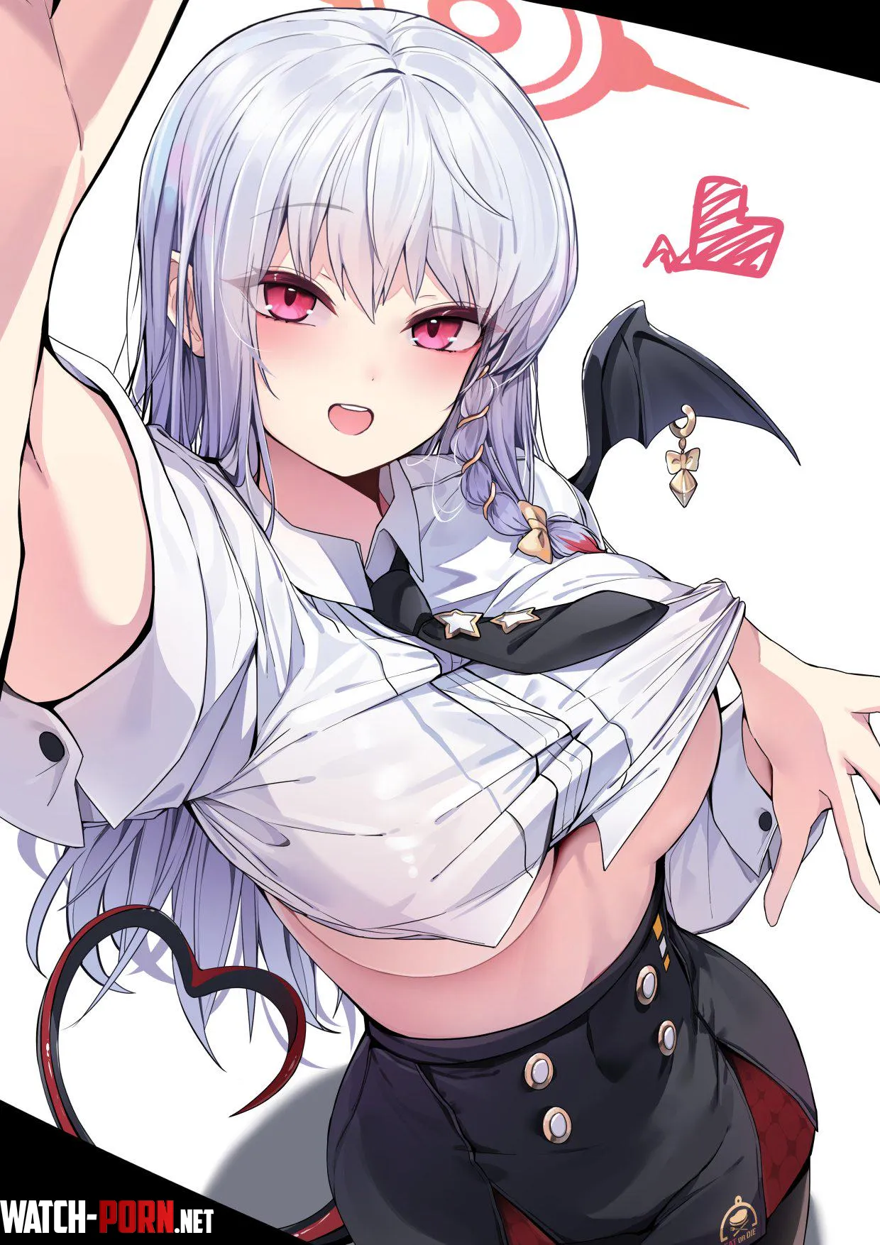 Haruna about to show her boobs by marxsander2016