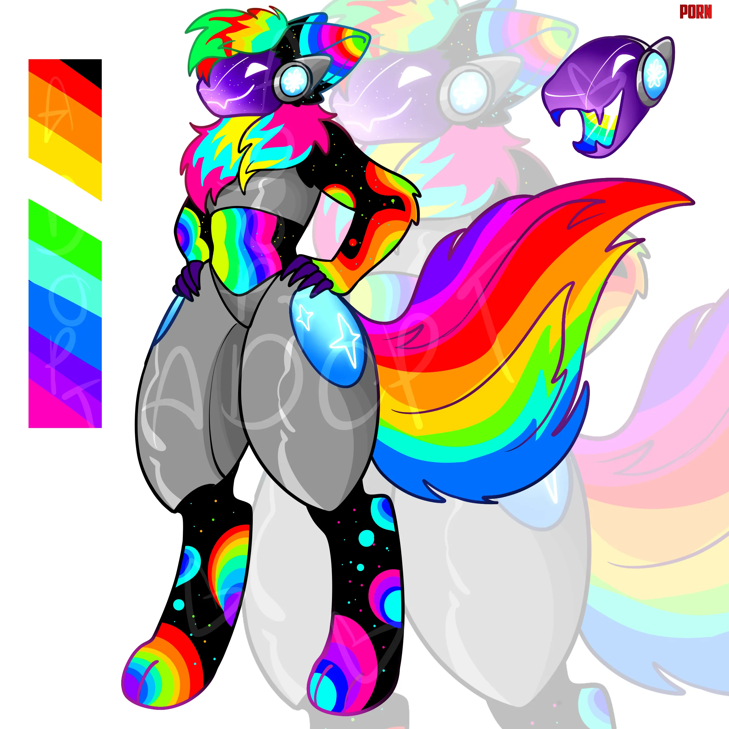 Rainbow nebula proto adopt   by andyarttz