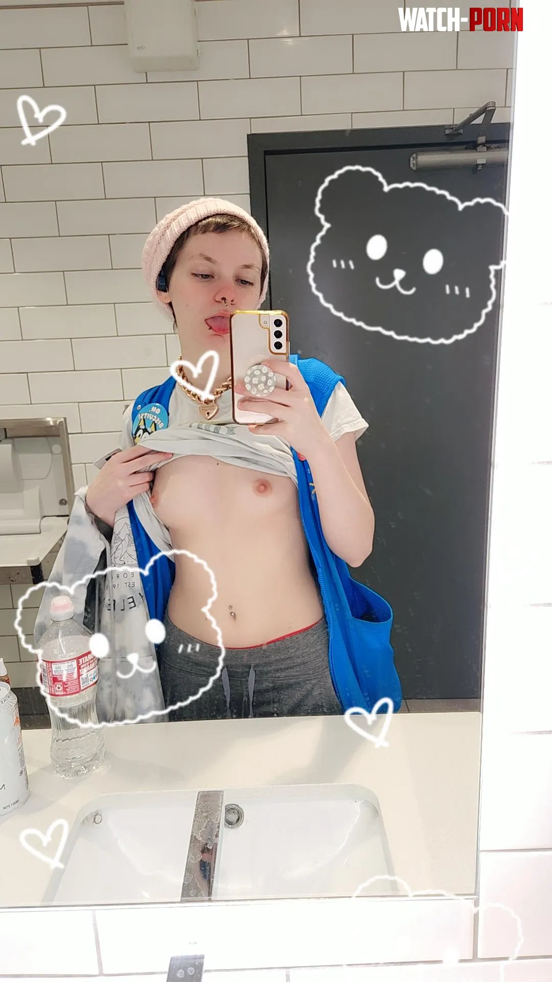 Felt cute at work by Pinkytaytai