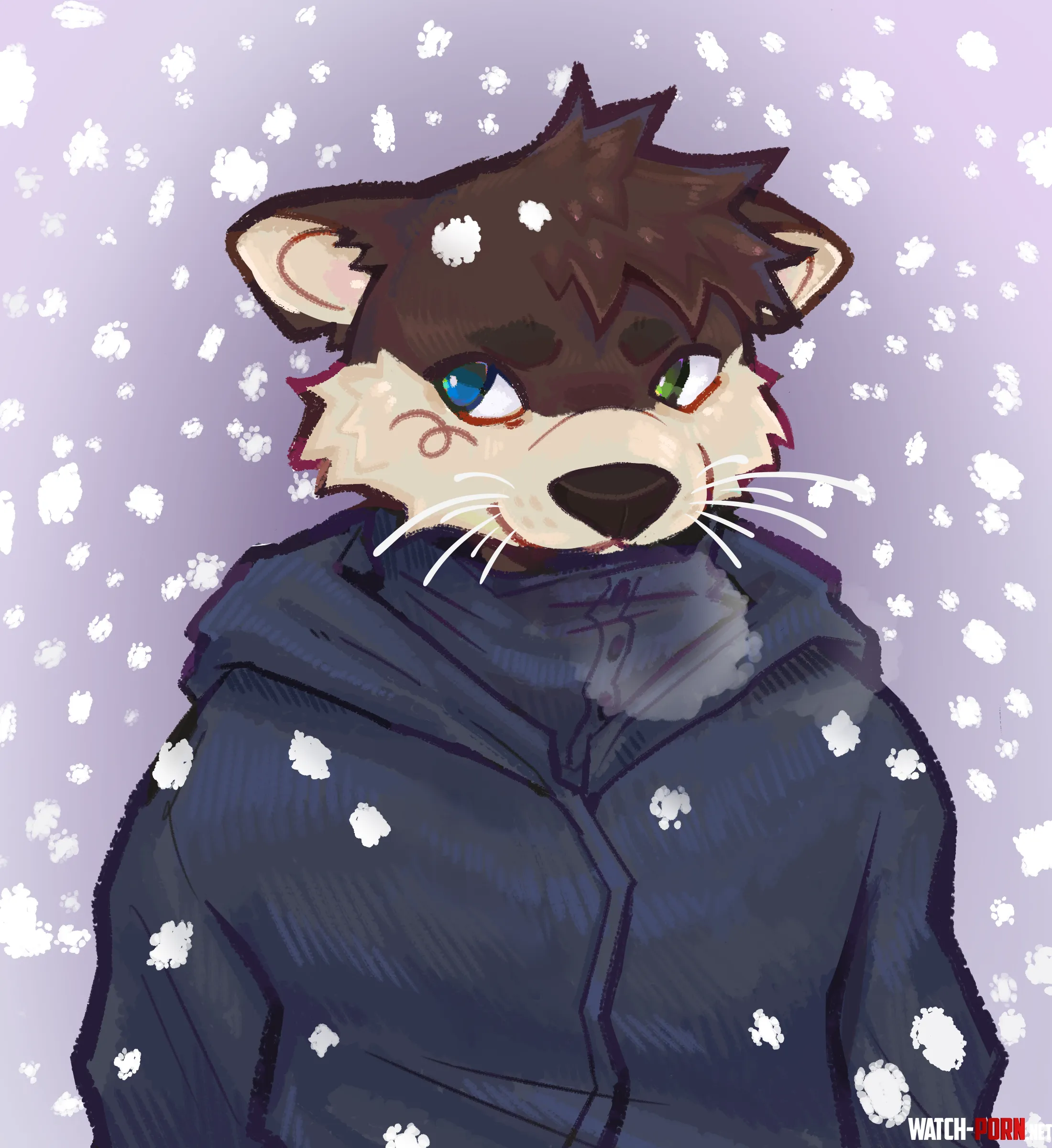 Bundled up ott  RainingDeer by Biznasty_