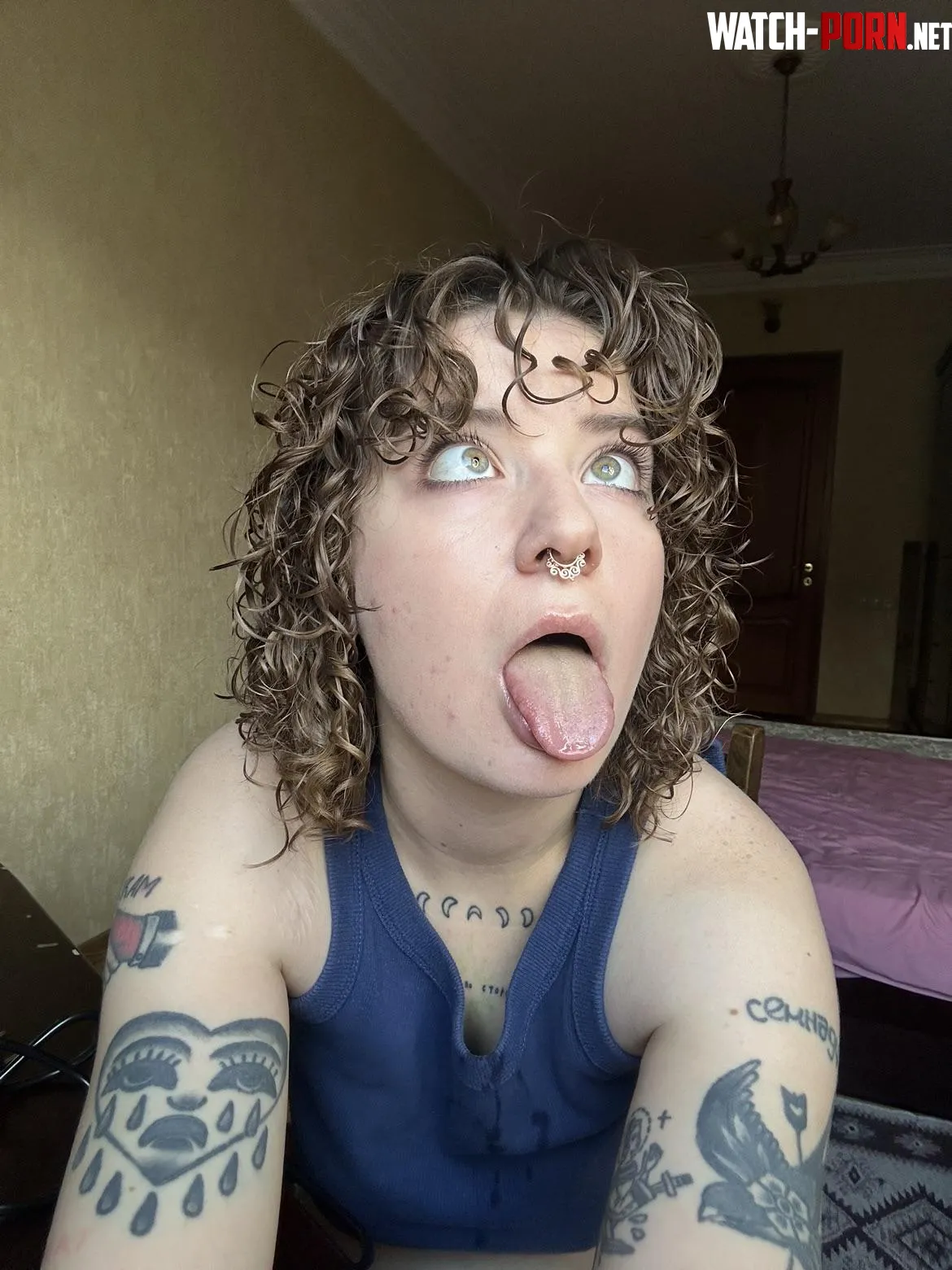Morning ahegao  by feetyourlick