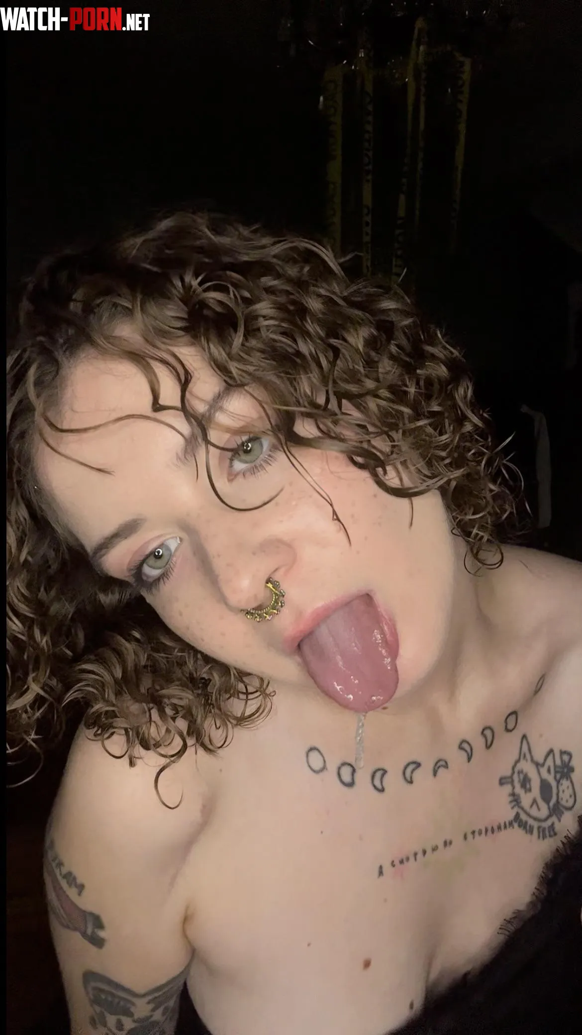 My top will soon be able to be squeezed out of my saliva by feetyourlick