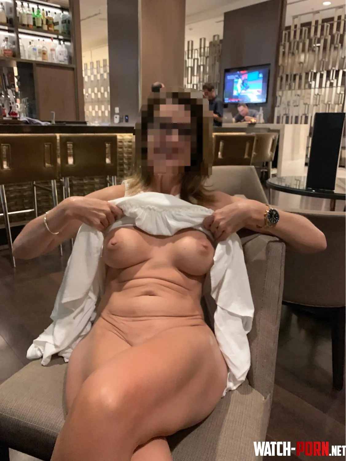 More hotel boobs by Nudecouple1969