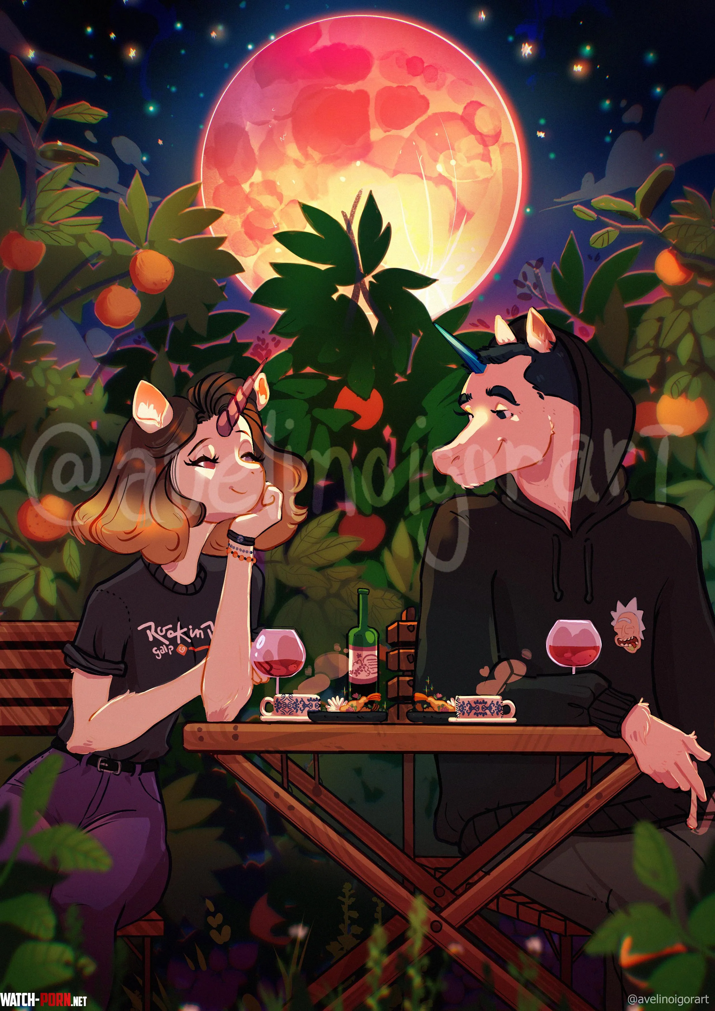 art by me table for 2  by Nolive0015