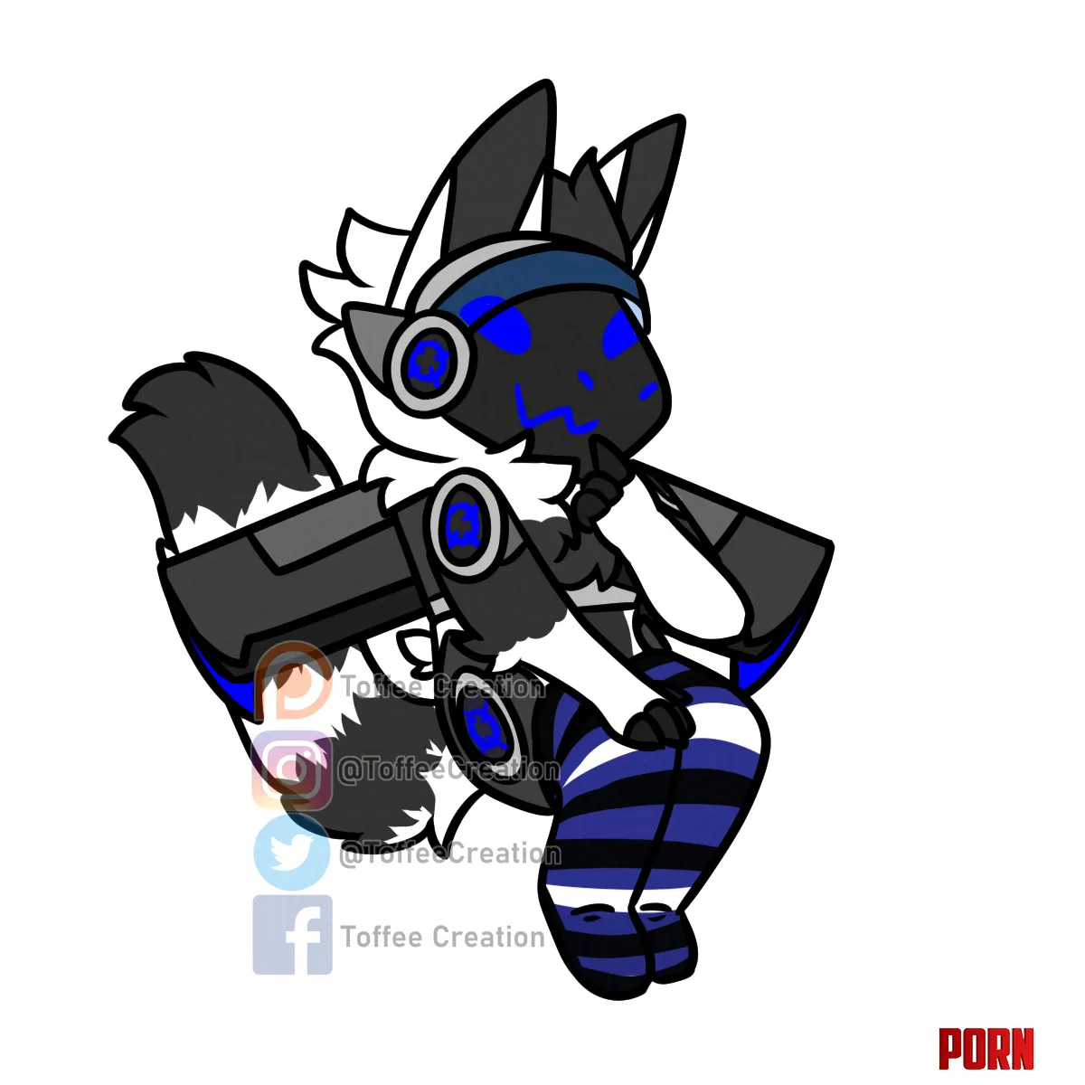 Proto in Socks YCH Work by ToffeeCreation