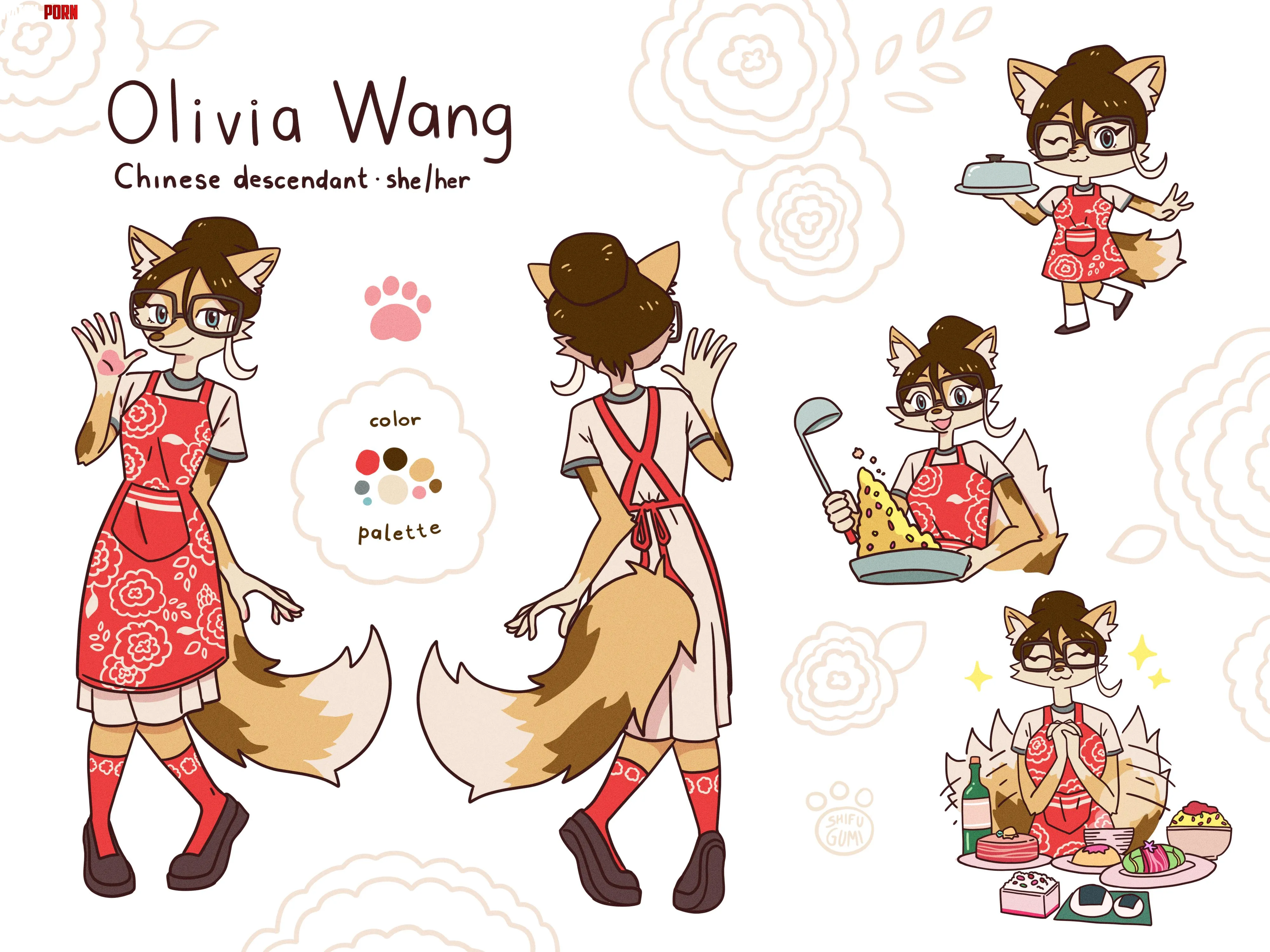 Ref sheet commission for PhilattheGame  art by me shifugumi by shifugumi