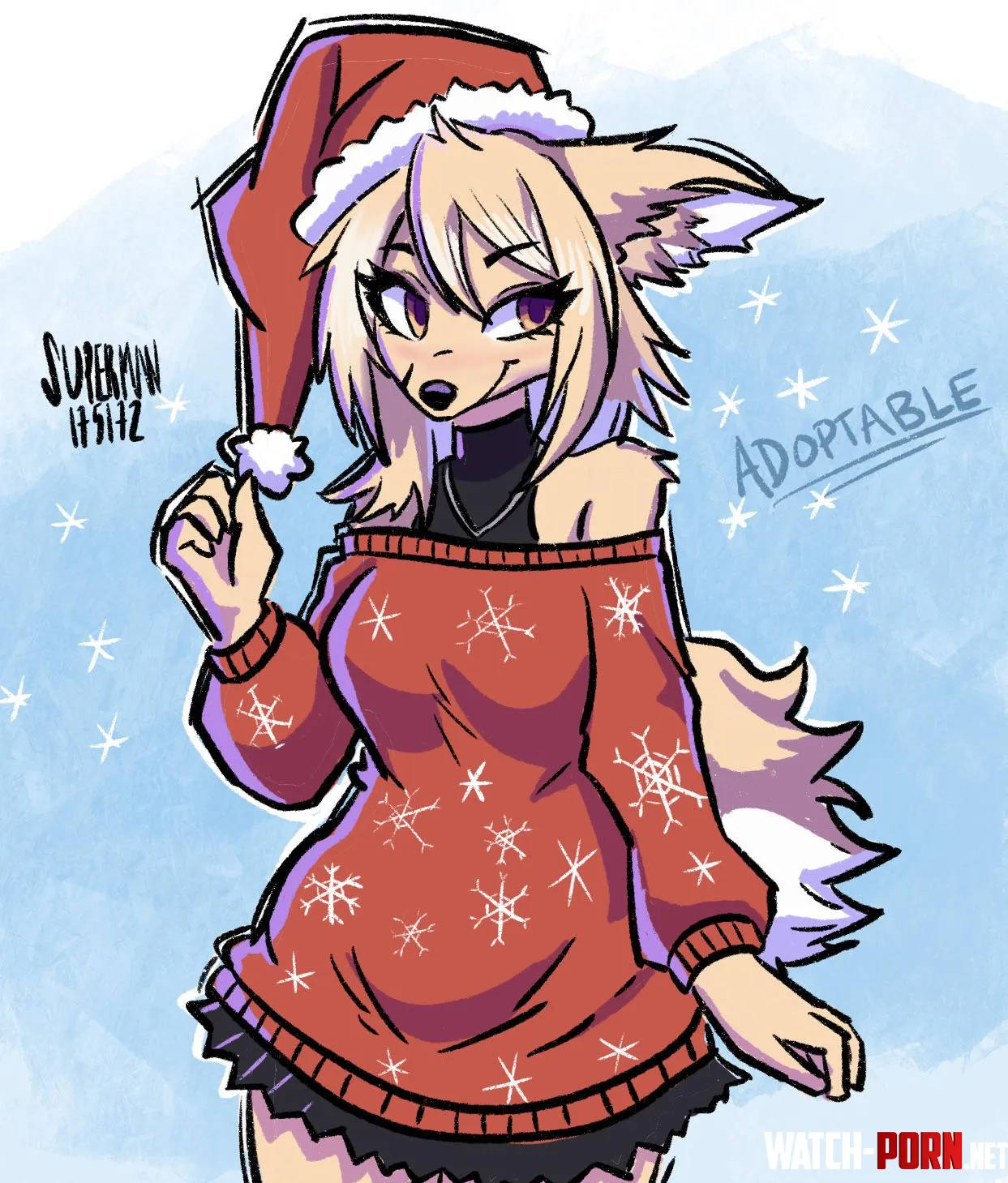 She Loves Christmas Time Art by me by superman175172