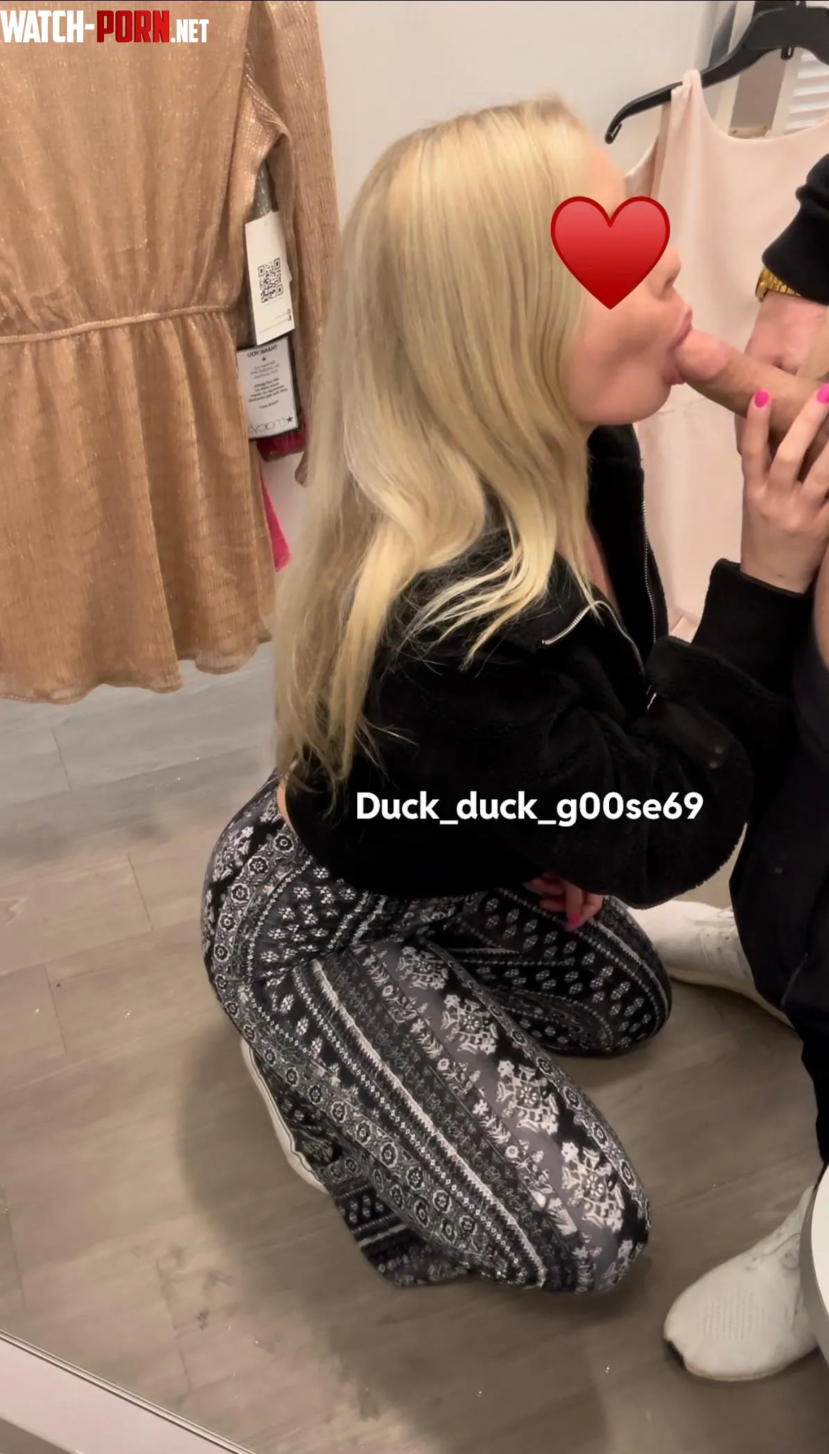 Sucking him in the dressing room   by Duck_Duck_g00se69