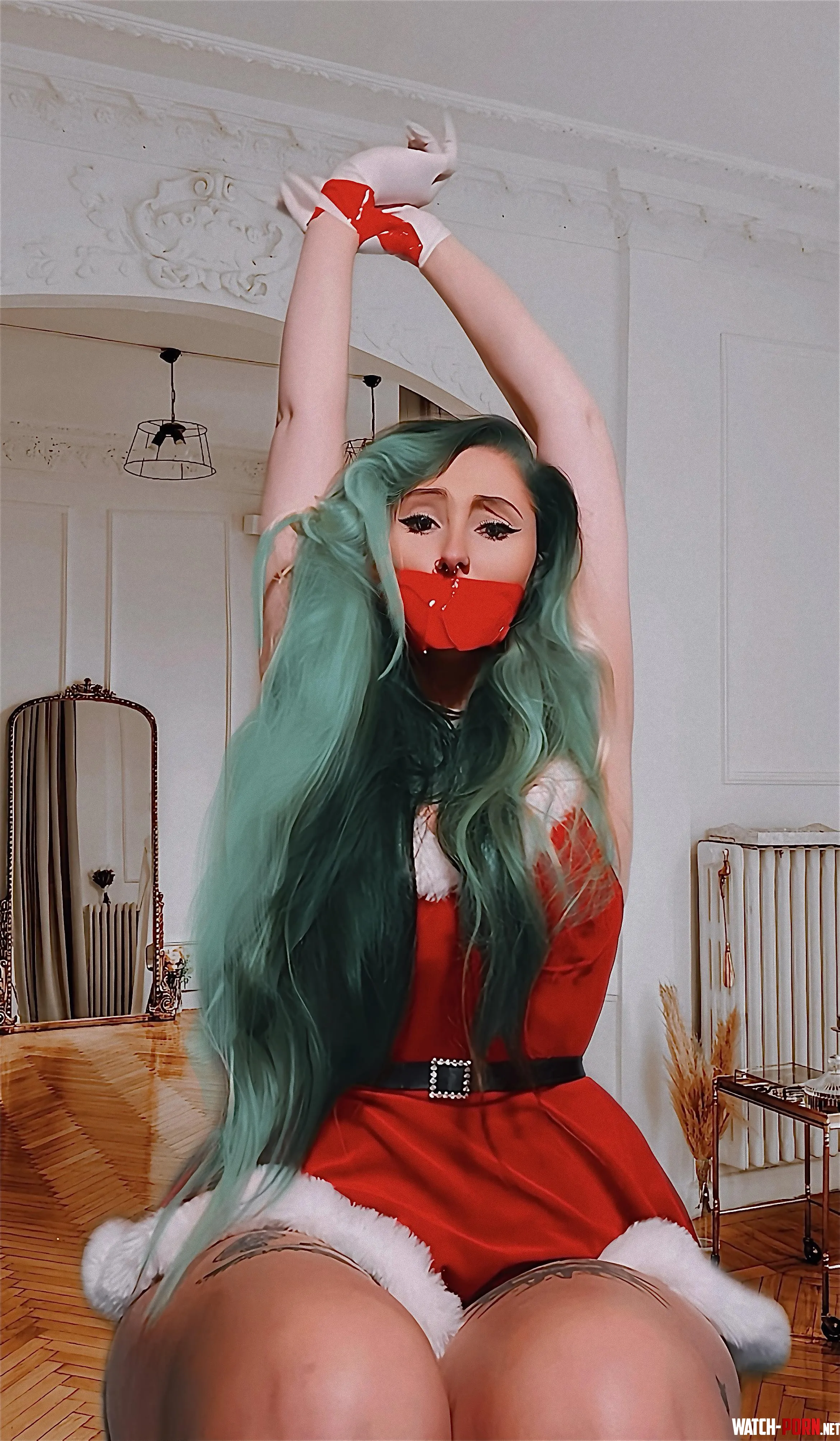 Festive costume obedient girl  by Autumnlovess_