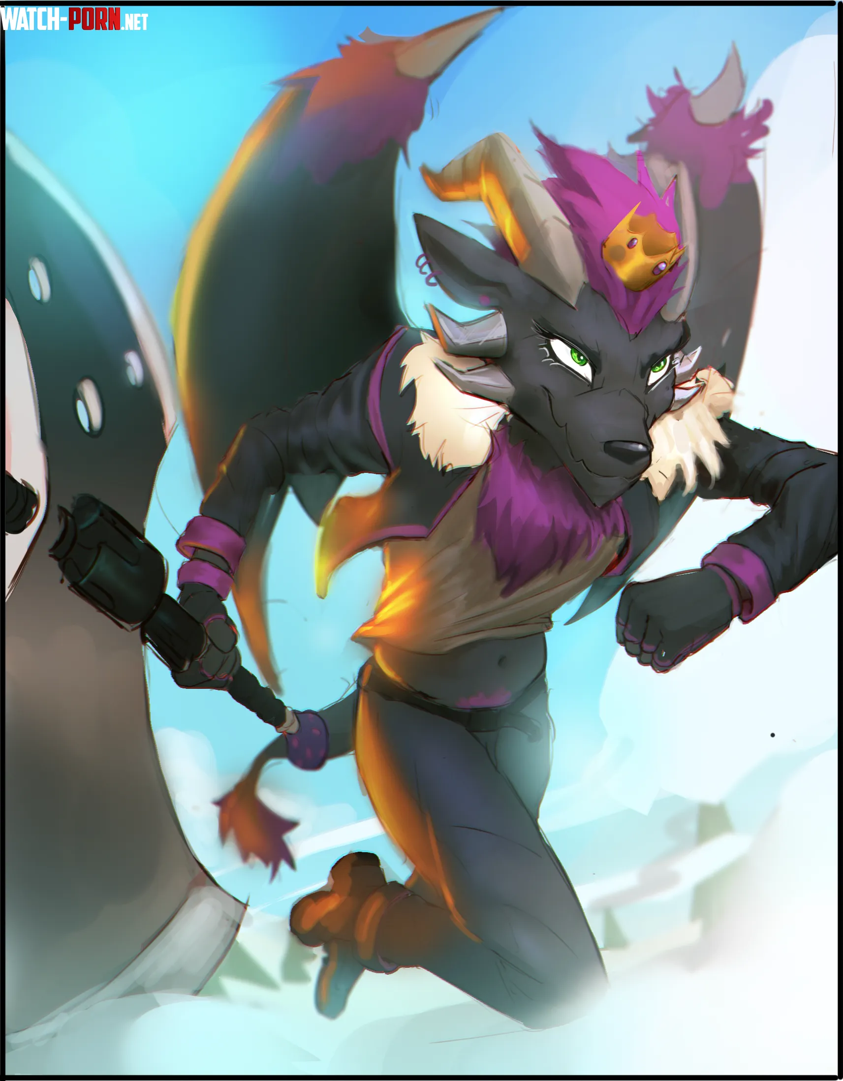 I did this OC draw for my buddy a long time ago and it turned out super coolnnMeet Cosmic A cool af comic dragonnnLemme know what do u think about him in the comments by KaonicDogmen