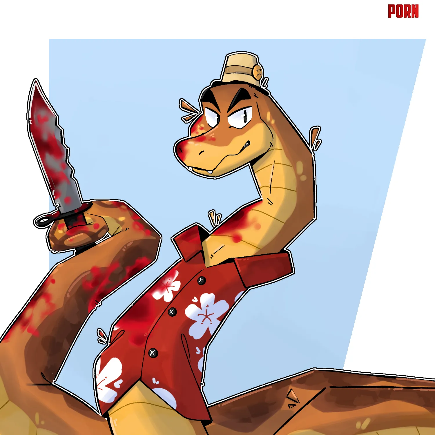 Mr Snake CW  Blood by AShibaInuJP