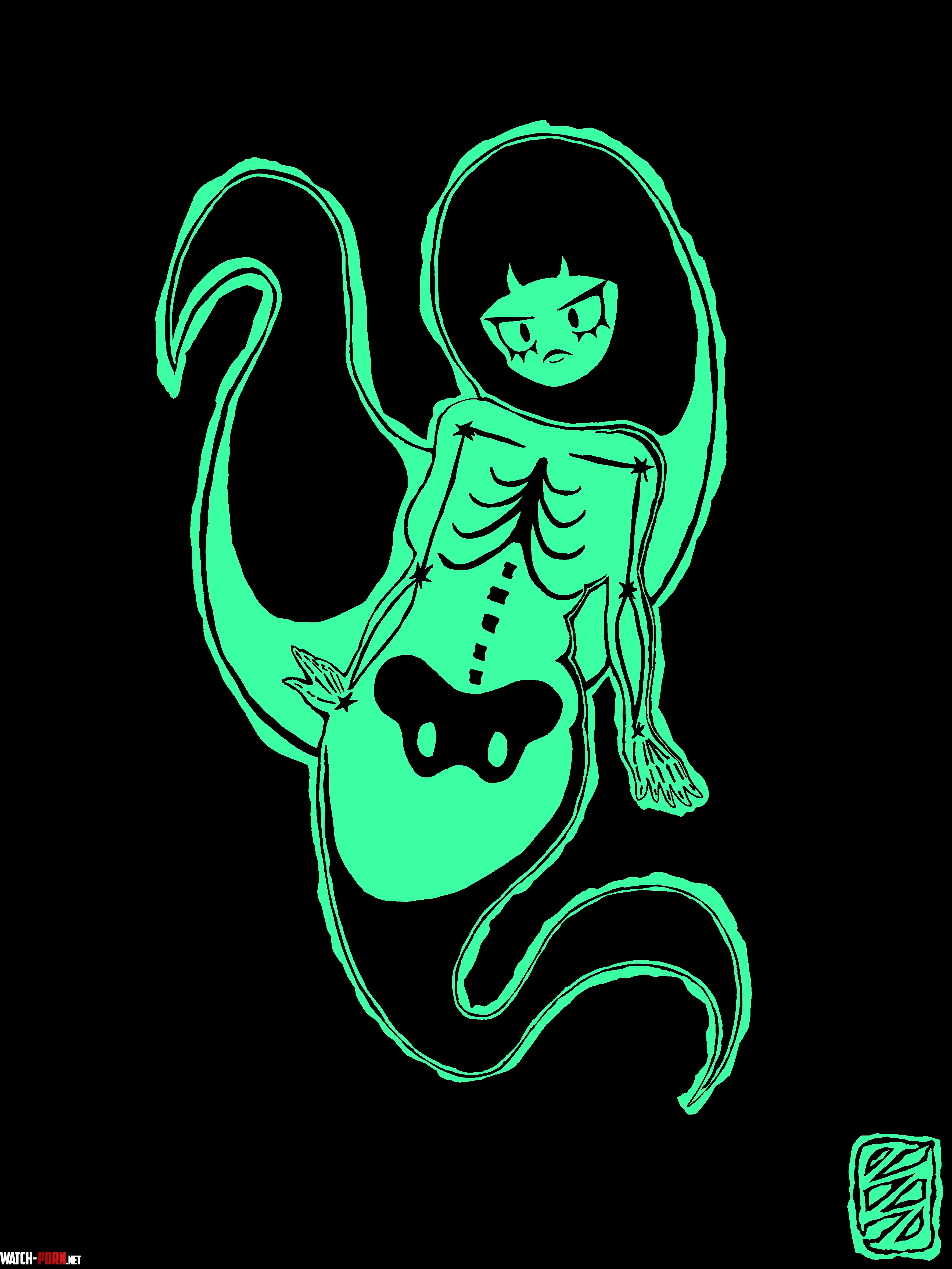 some more art of my ghost girl by Dios__Marino