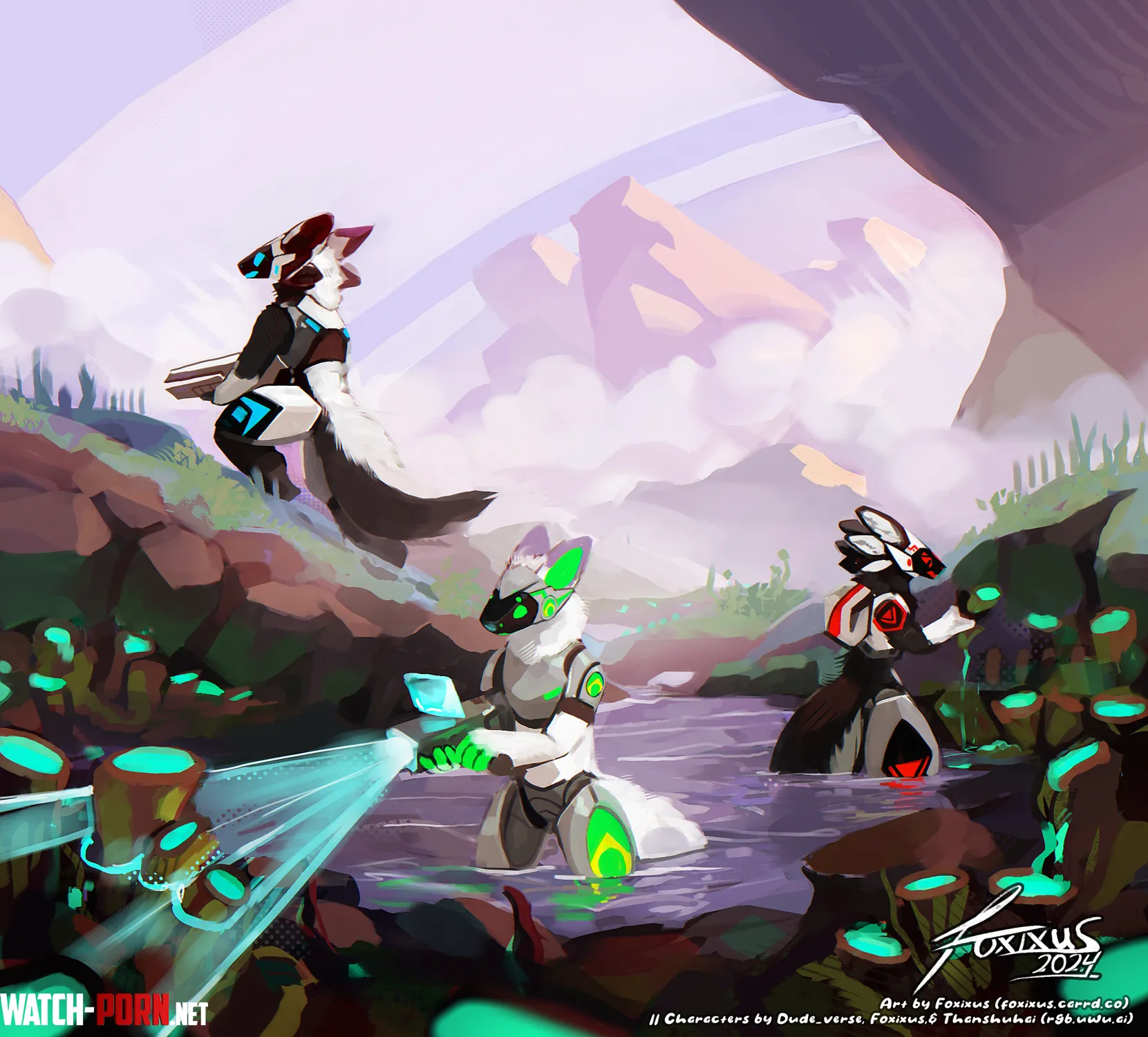 Proots gathering samples art by Foxixus by Bonkers_Reee