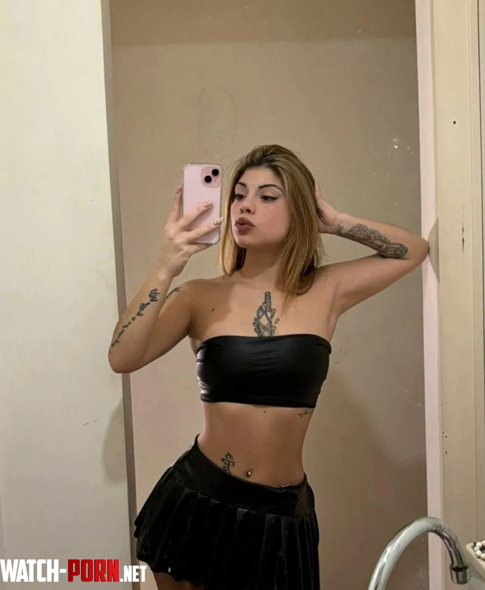 Keeping it chic in this black crop by animeebaddie