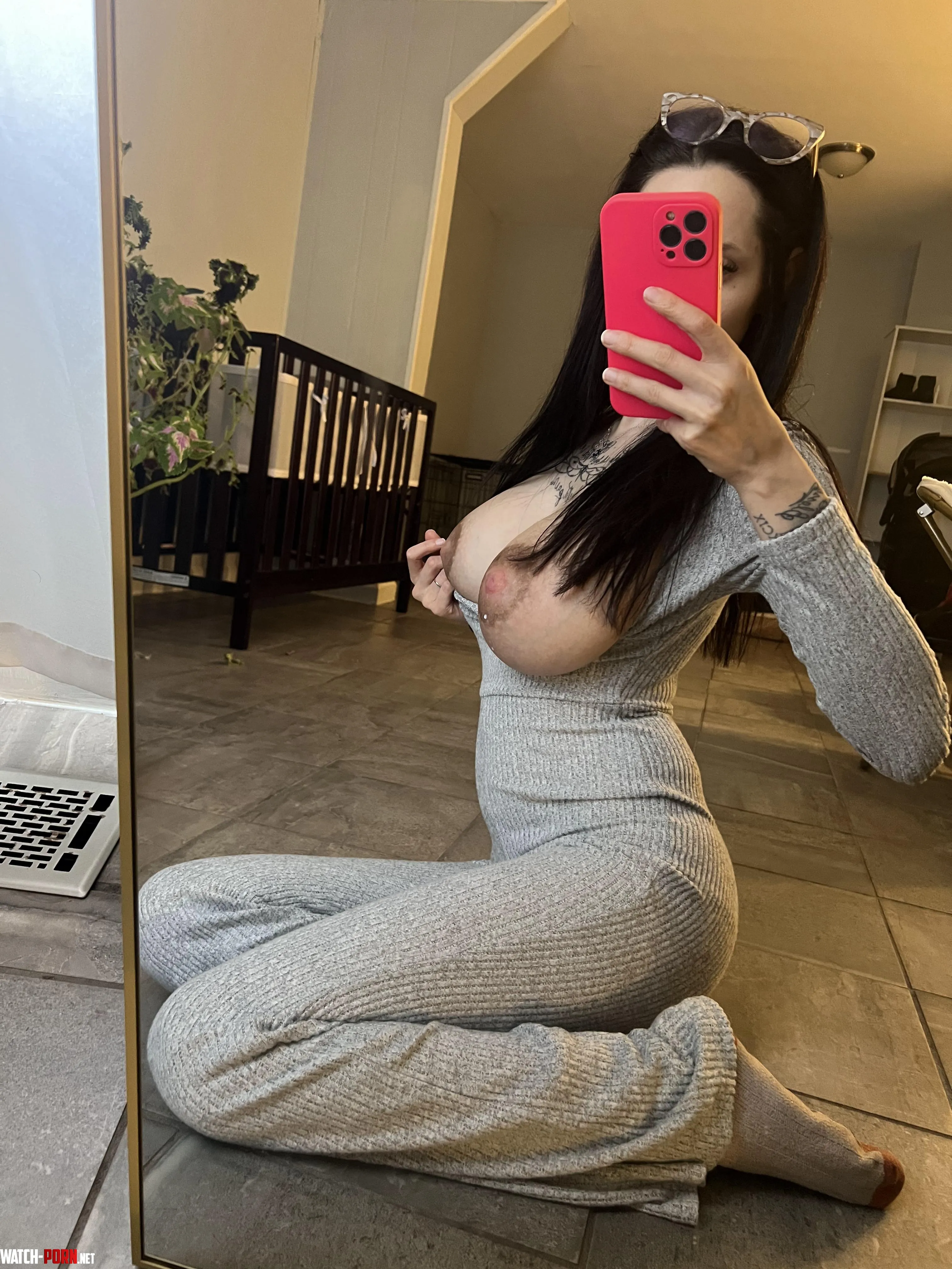 While practicing yoga I spilled some milk by Queenof_Rainbow