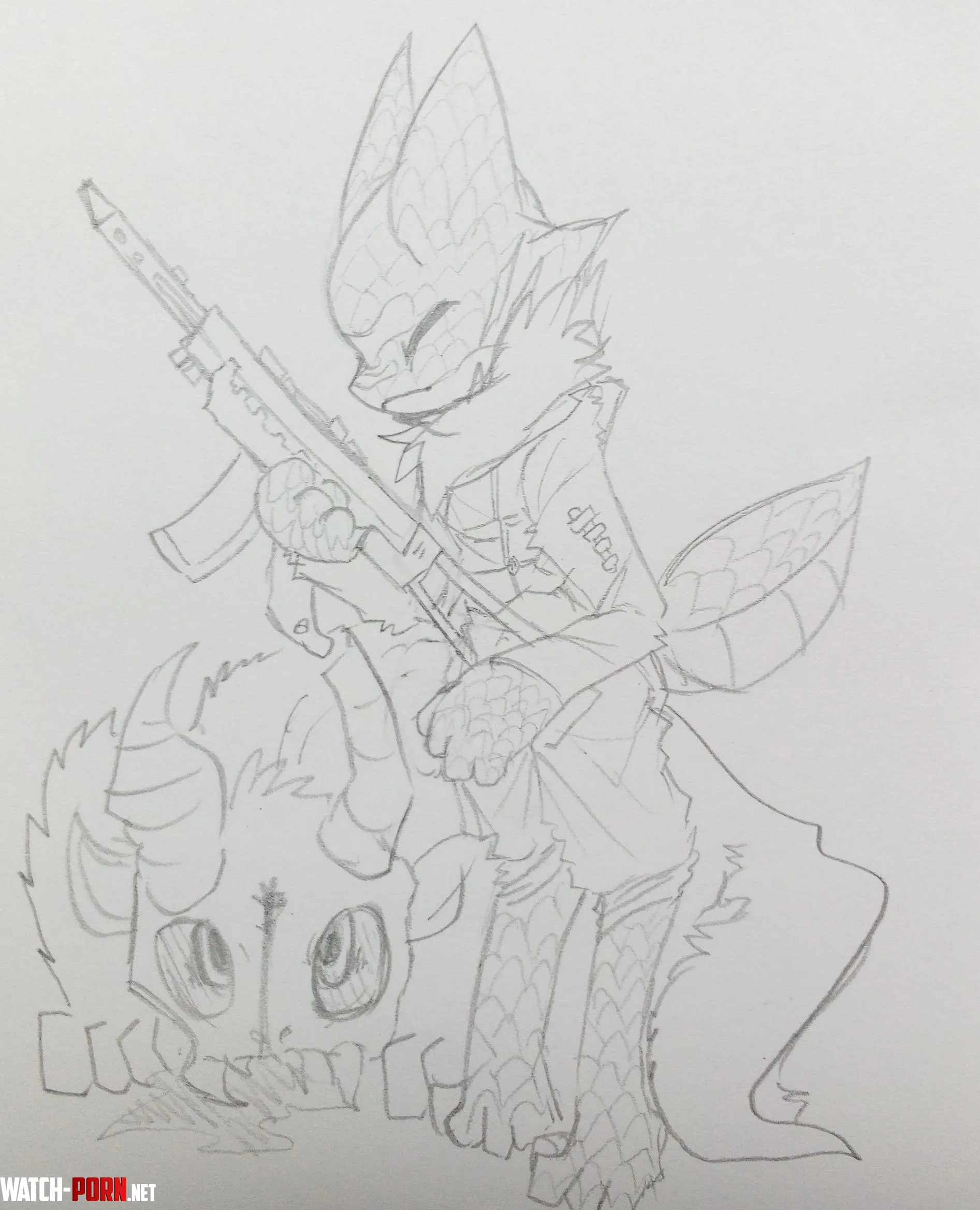hunterwipmy doodle by m0sinN4gant