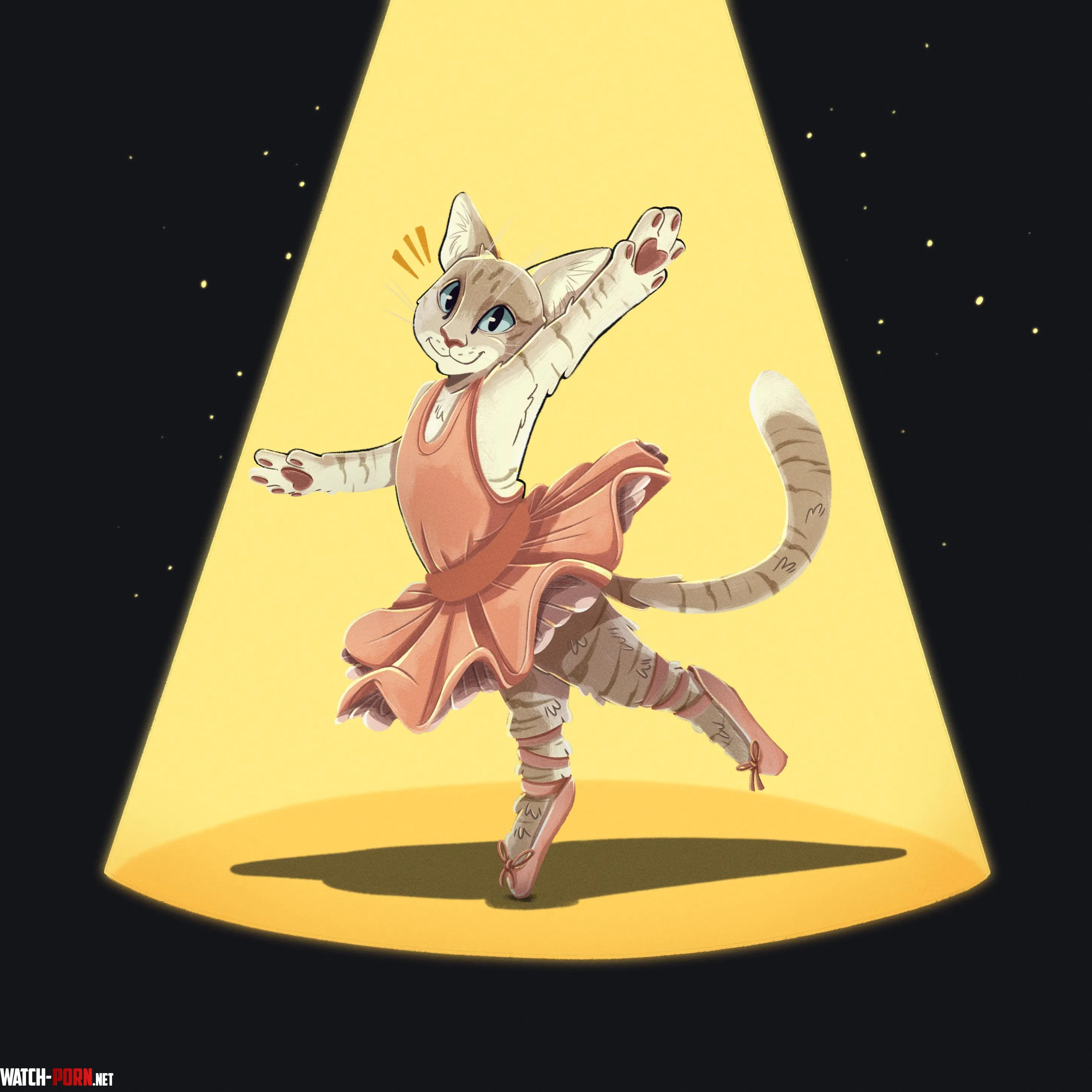 ballerina kitten  by me  by notracado