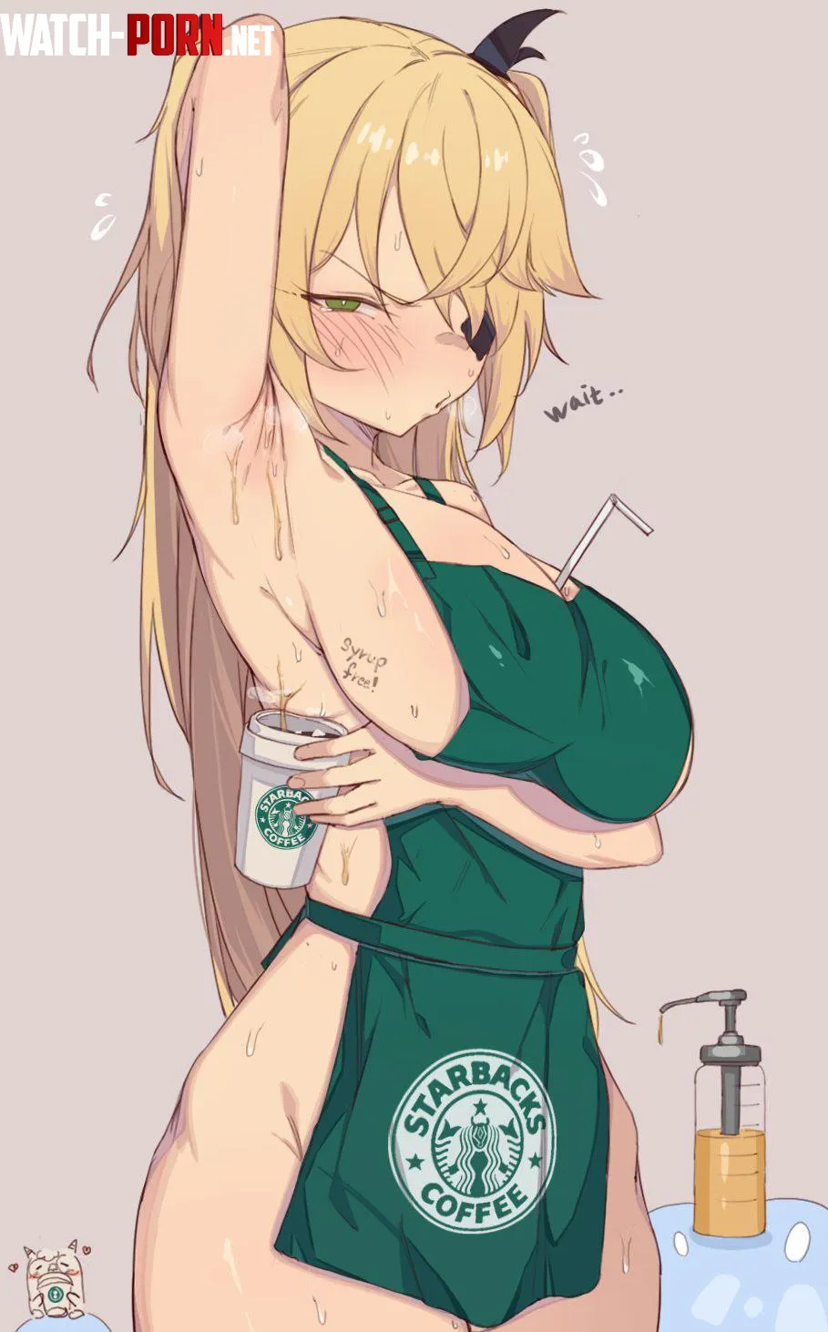 Can I get a Latte with pit sweat I mean pit sweat sorry pit sweat by Tiny-Security-1117