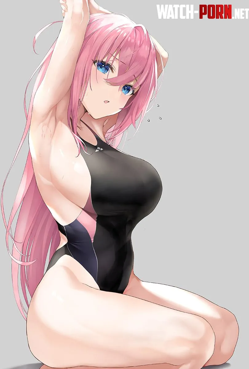 Bocchi In A Competition Swimsuit inuzumimasaki Bocchi The Rock by A_MASSIVE_PERVERT