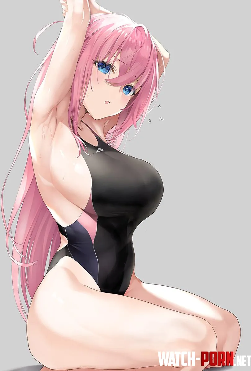 Bocchi In A Competition Swimsuit inuzumimasaki Bocchi The Rock by A_MASSIVE_PERVERT